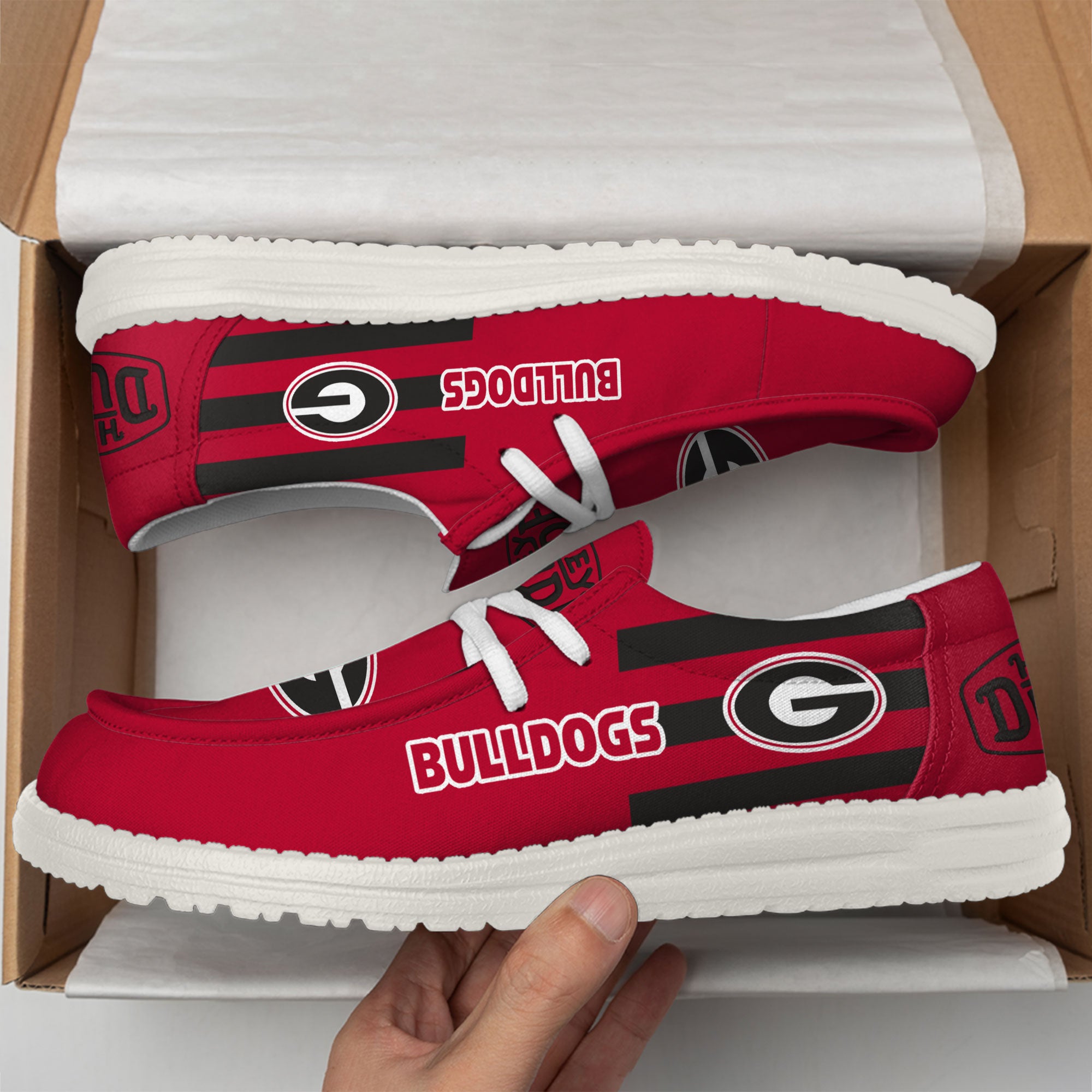 Georgia Bulldogs Lace Up Loafers 2026