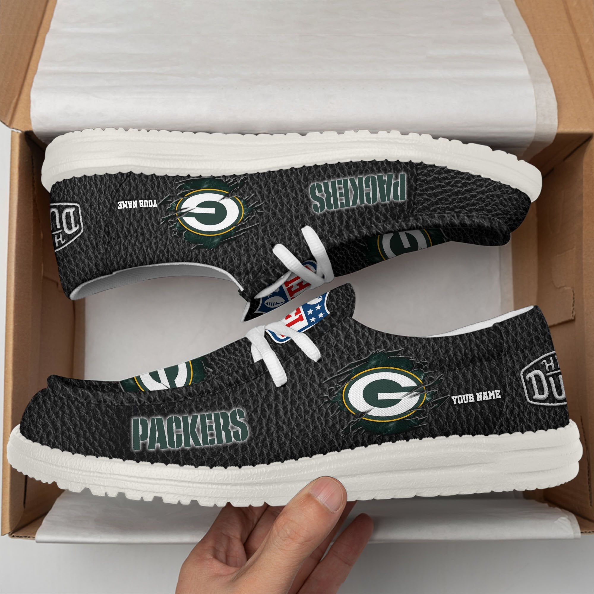 Green Bay Packers Lace Up Loafers 2026