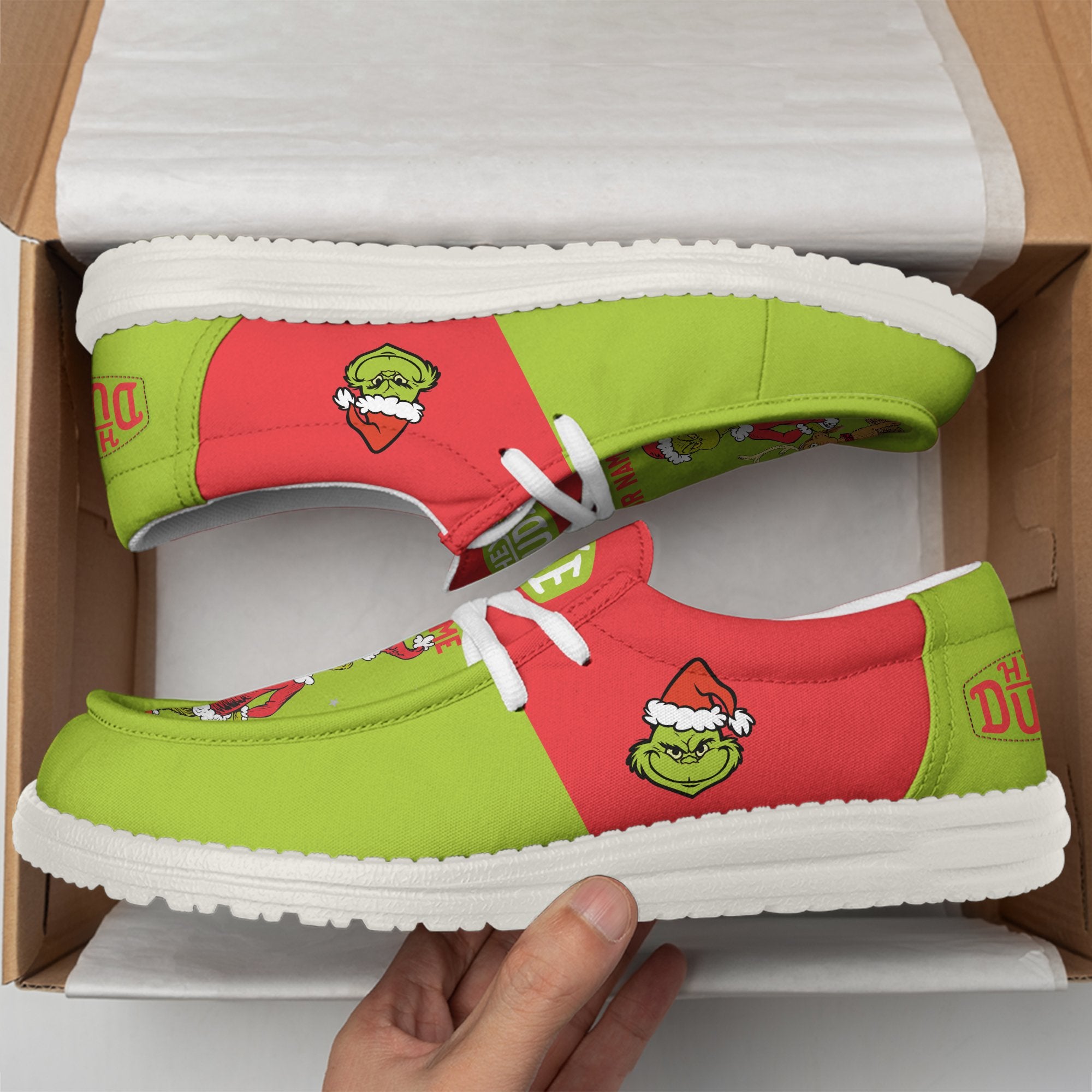 The Grinch Lace Up Loafers 2026
