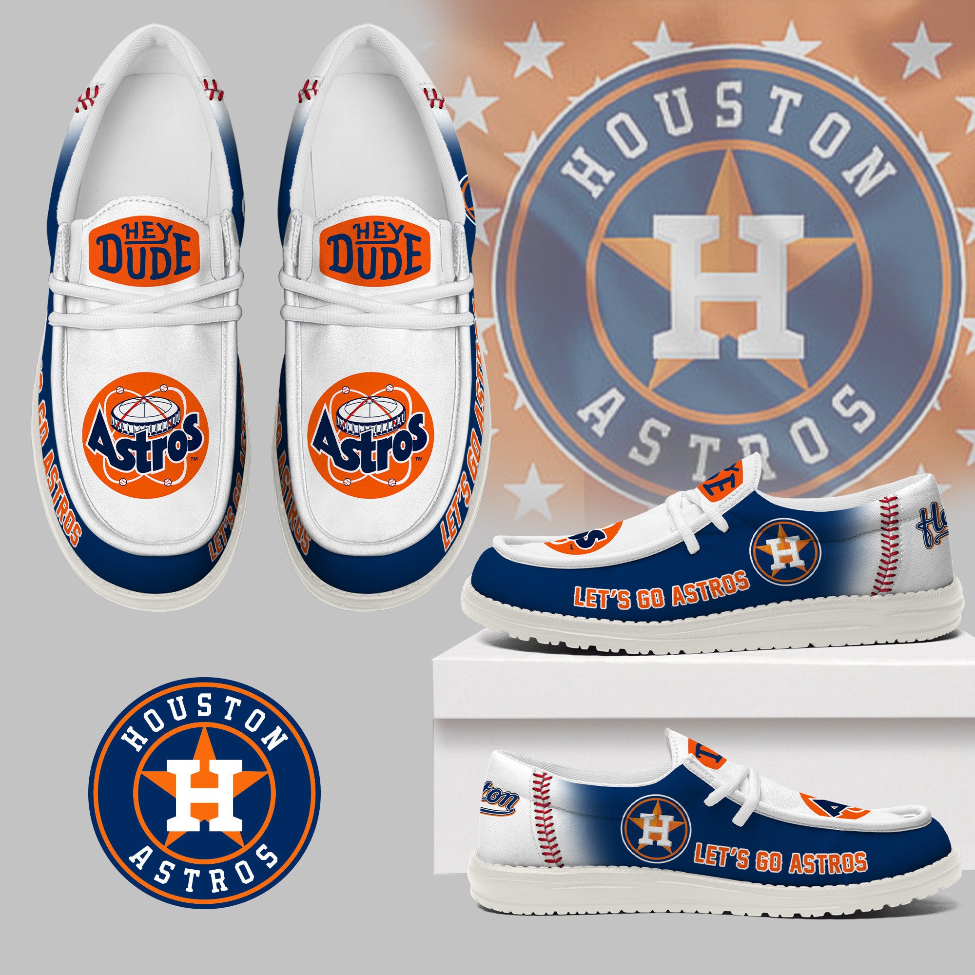 Houston Astros Lace Up Loafers 2026