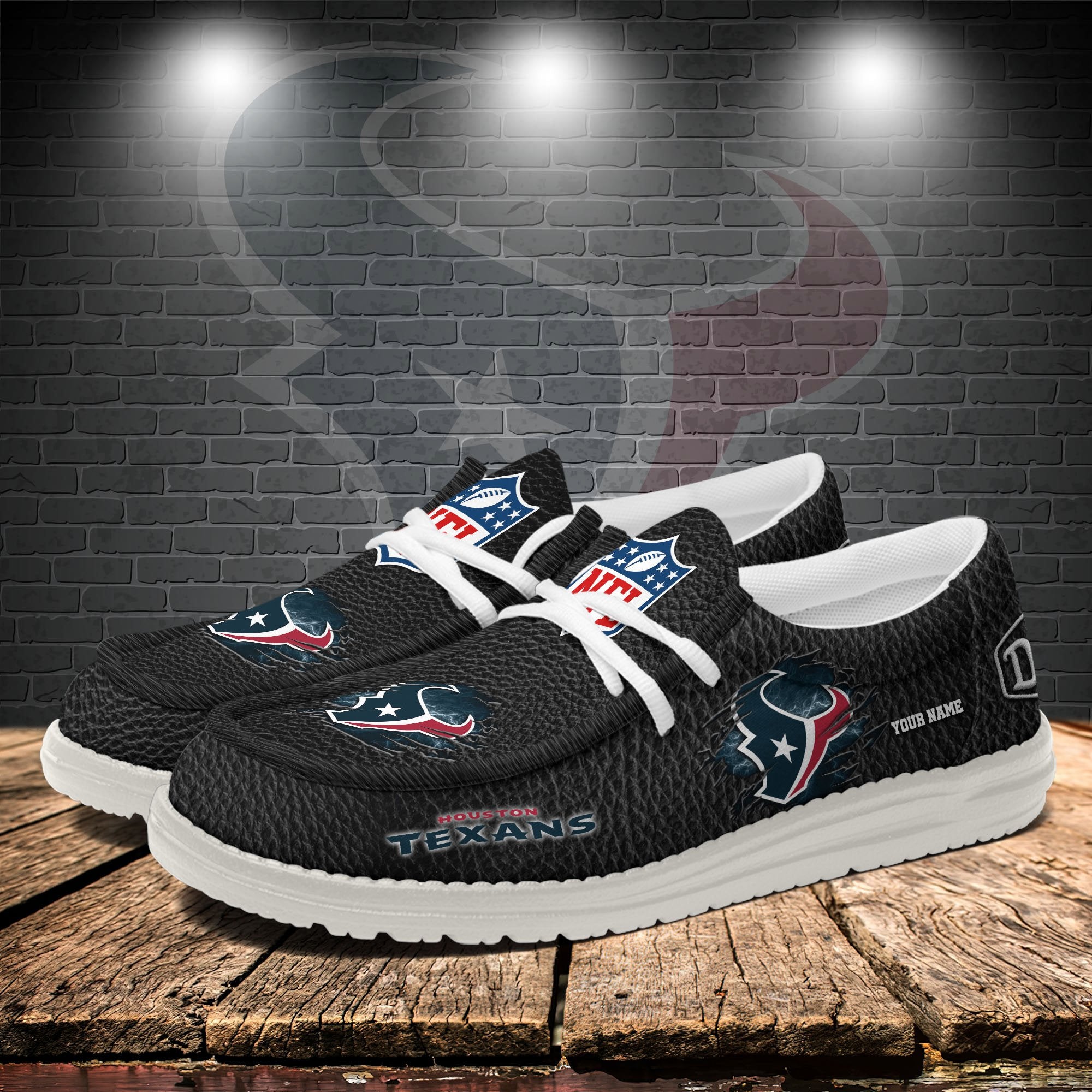Houston Texans Lace Up Loafers 2026