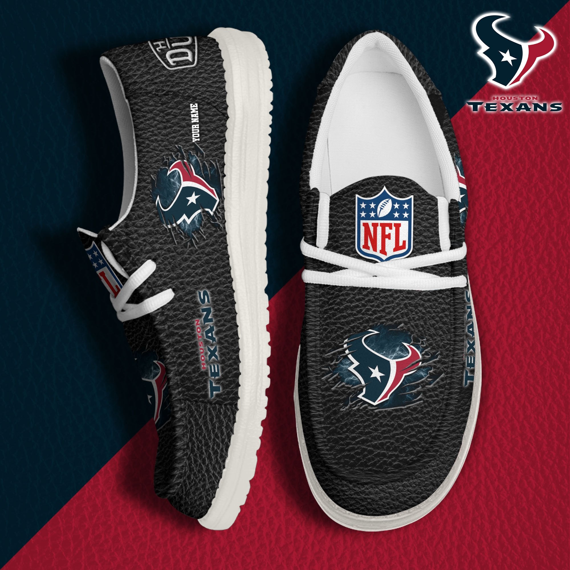 Houston Texans Lace Up Loafers 2026