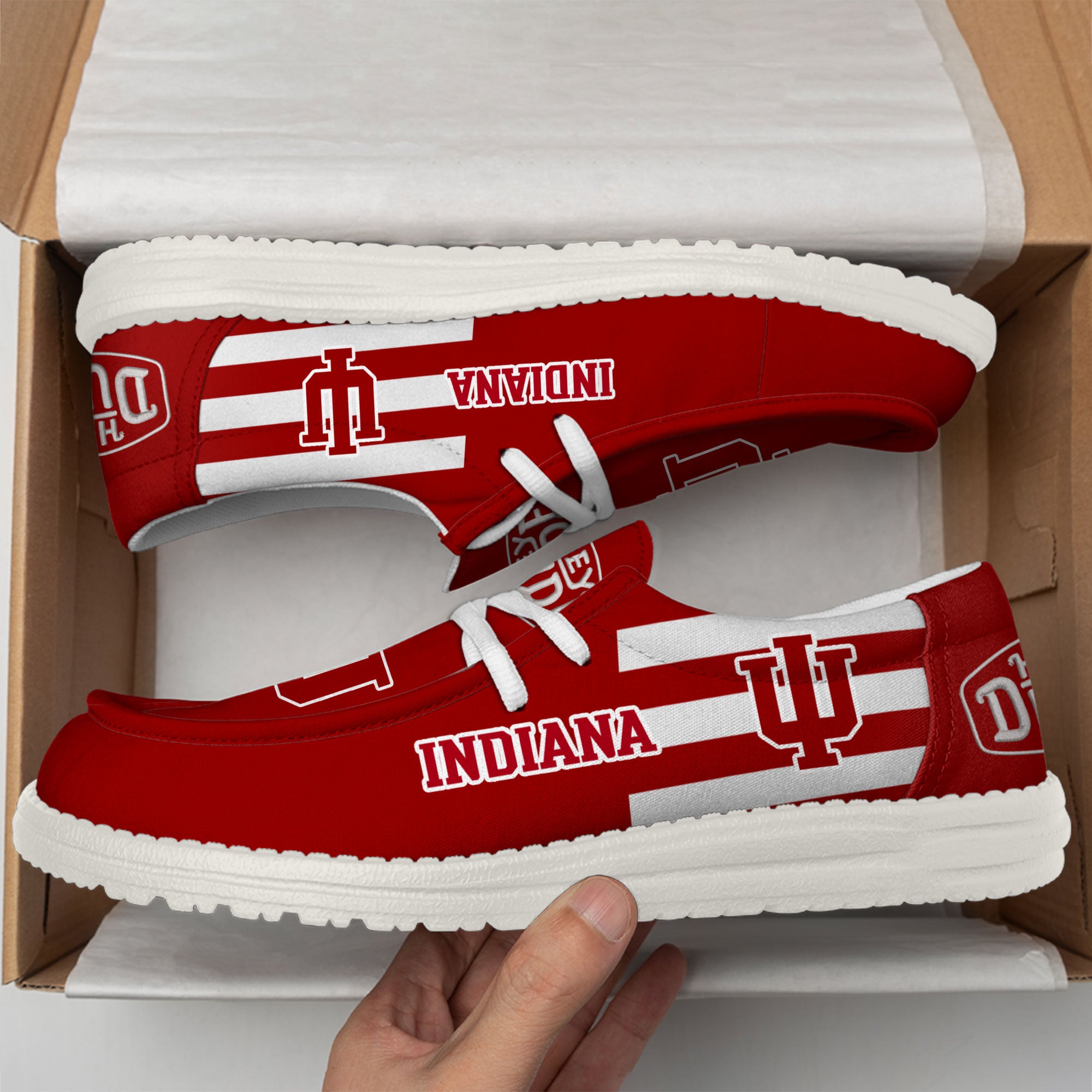 Indiana Hoosiers Lace Up Loafers 2026
