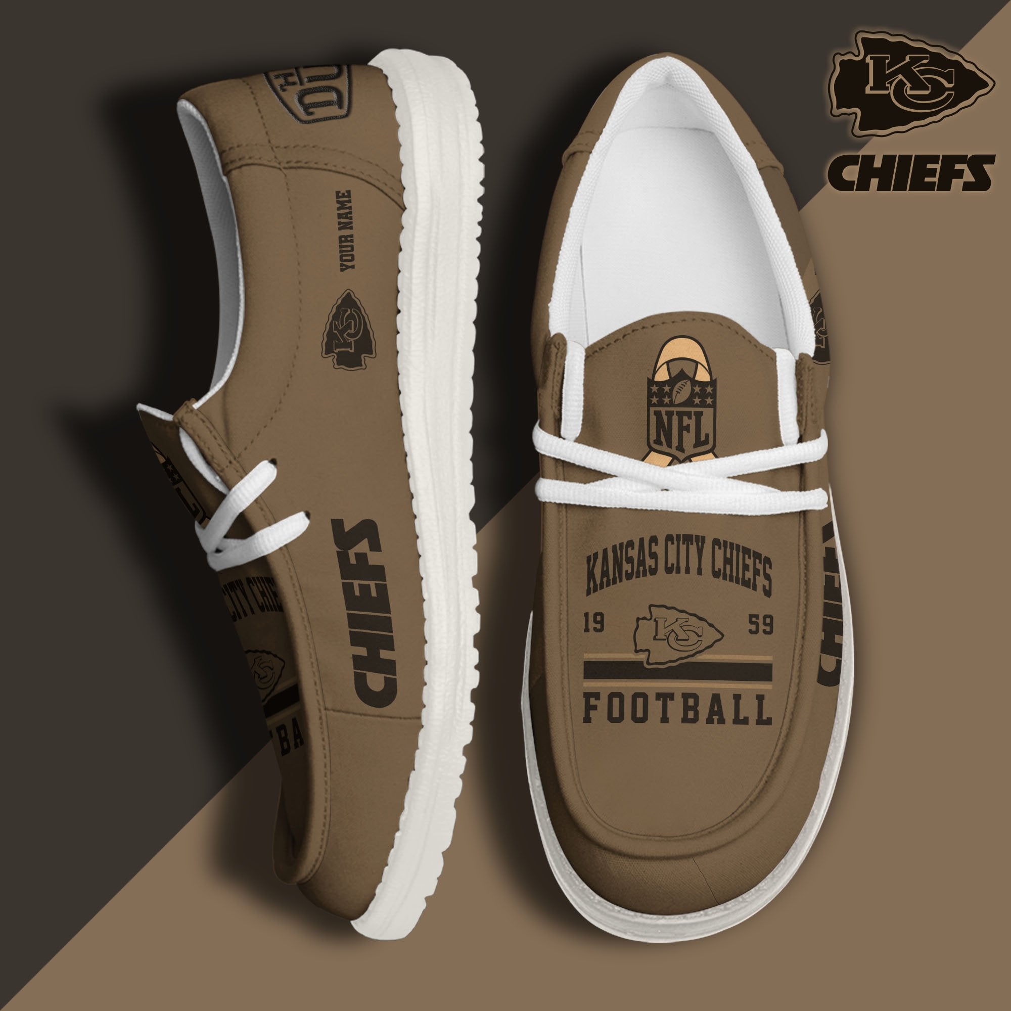 Kansas City Chiefs Lace Up Loafers 2026
