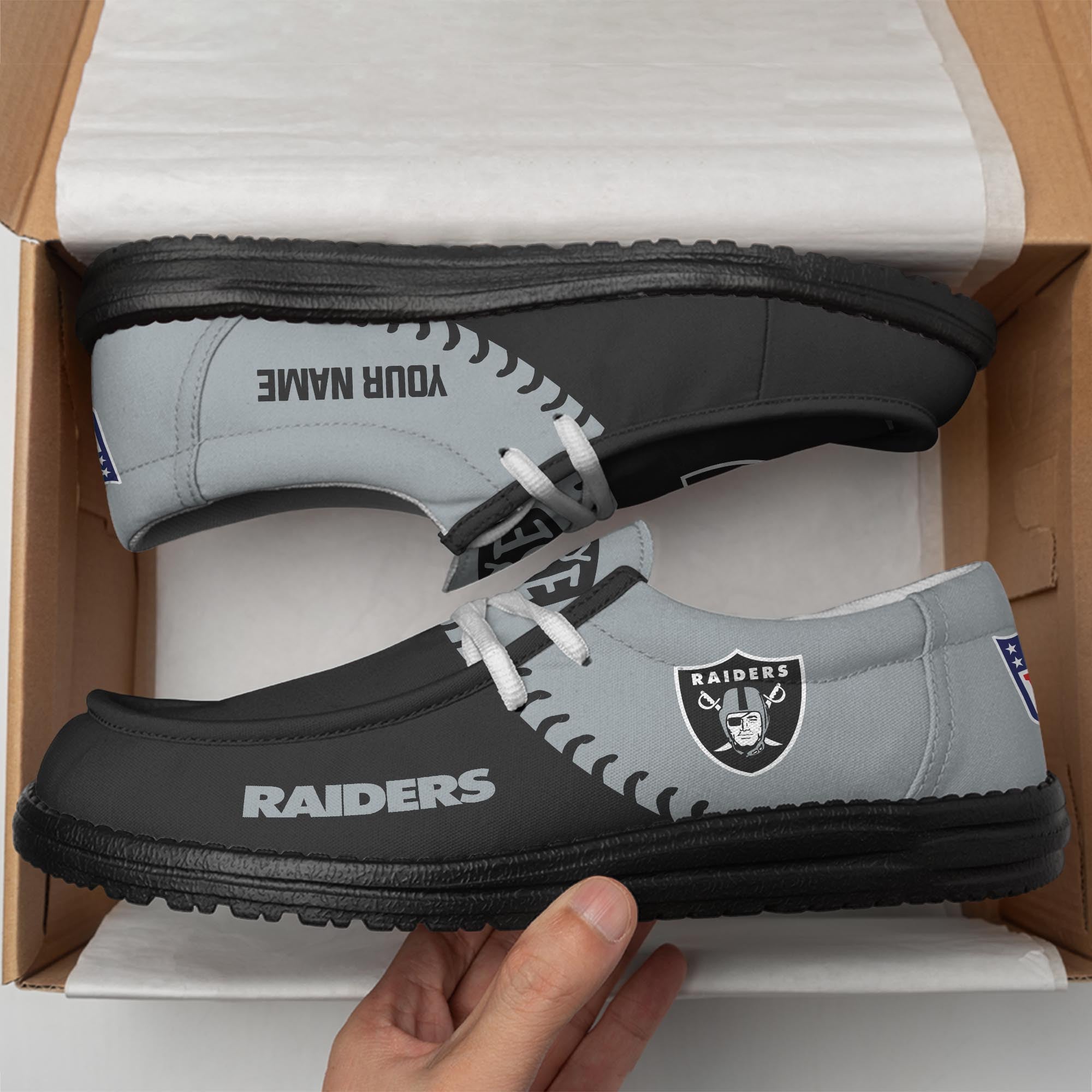 Las Vegas Raiders Lace Up Loafers 2026