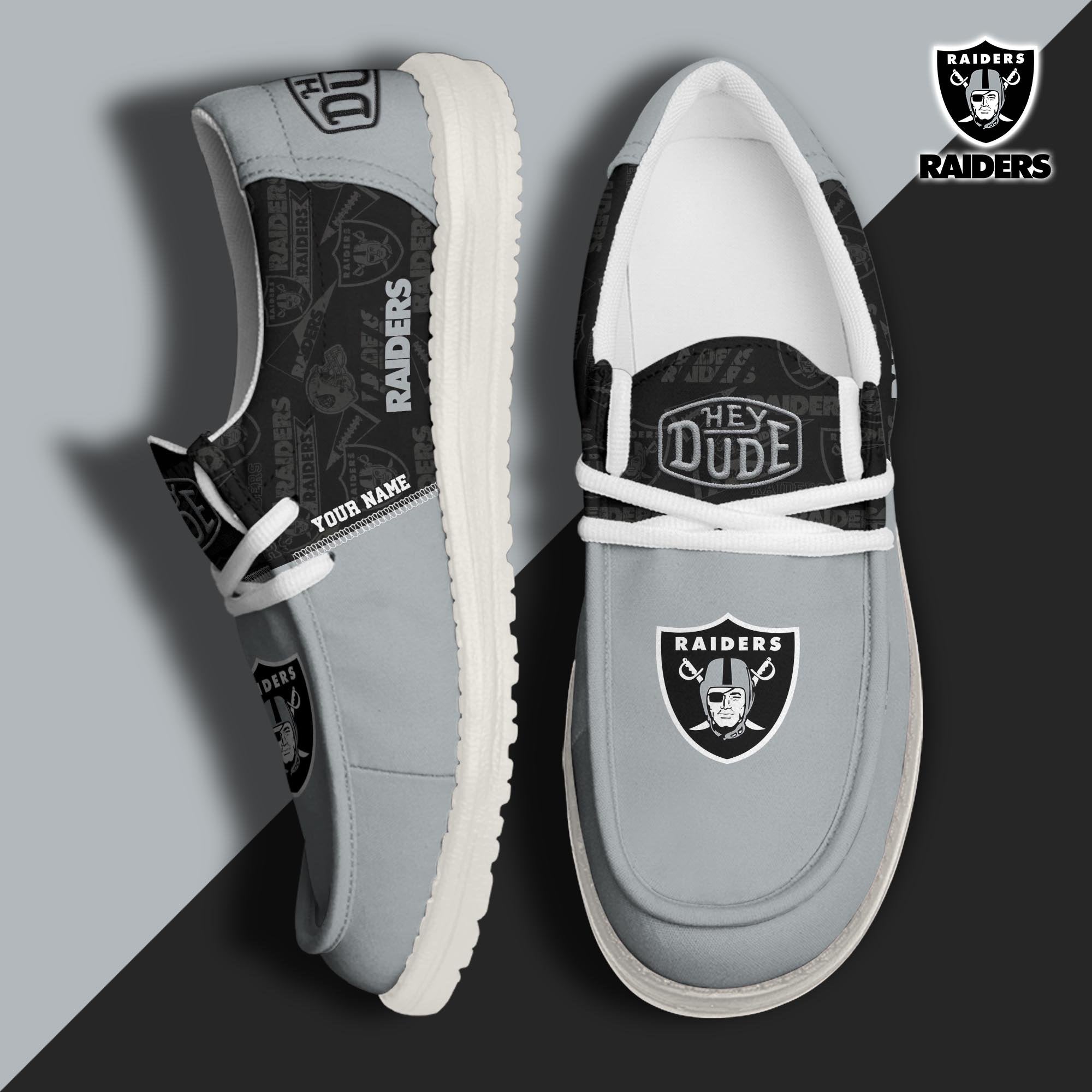 Las Vegas Raiders Lace Up Loafers 2026