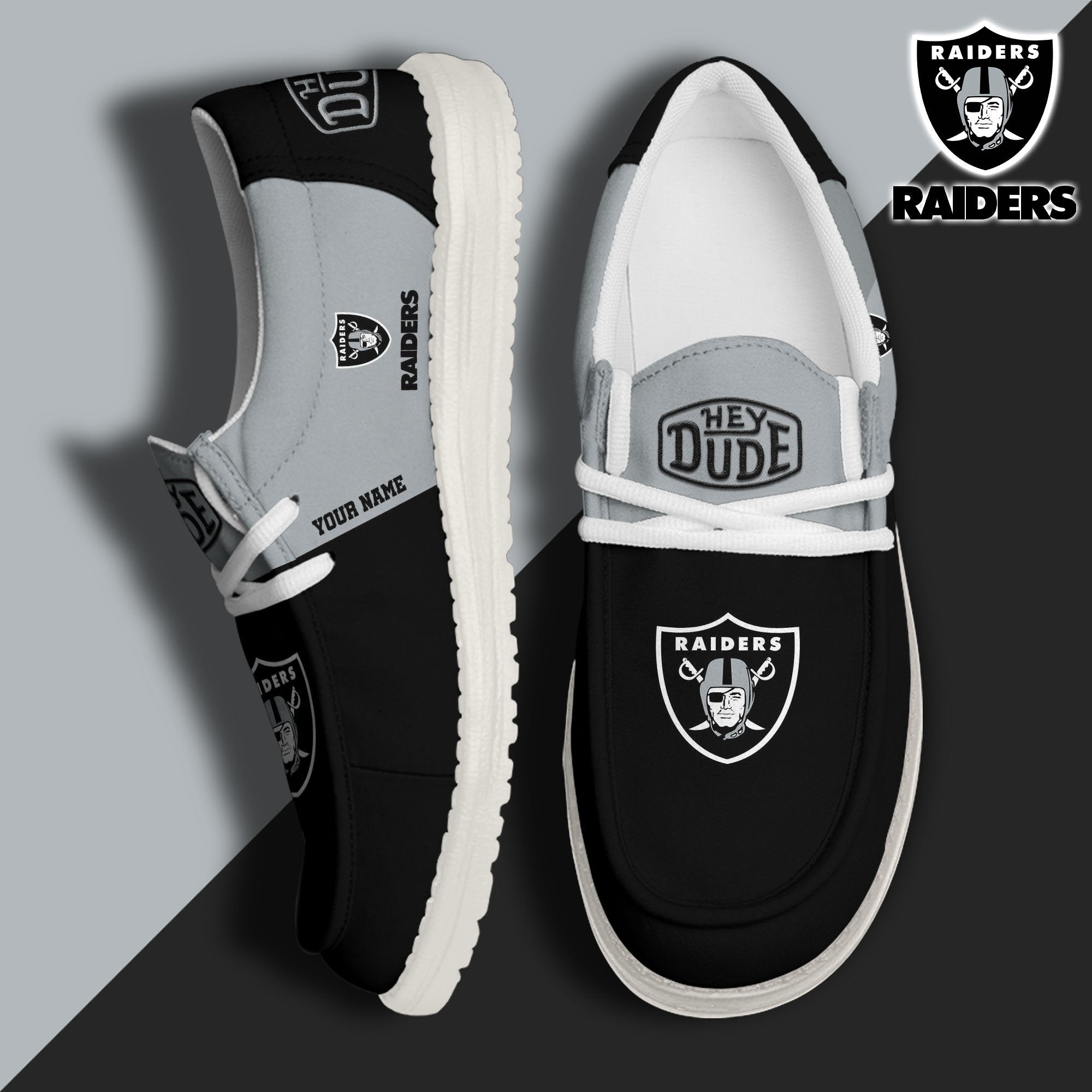 Las Vegas Raiders Lace Up Loafers 2026