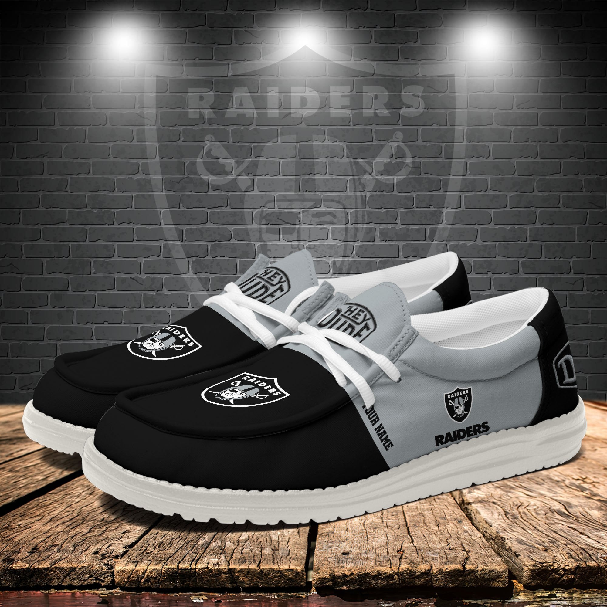 Las Vegas Raiders Lace Up Loafers 2026