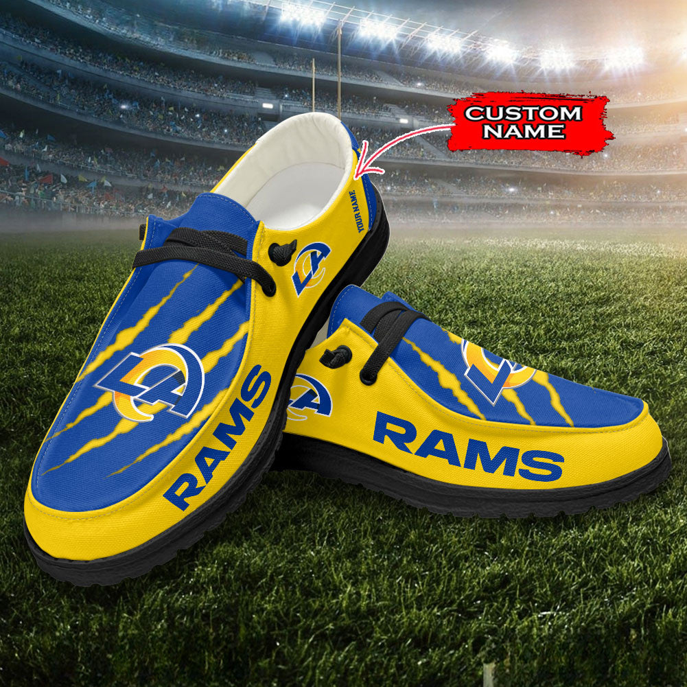 Los Angeles Rams Lace Up Loafers 2026