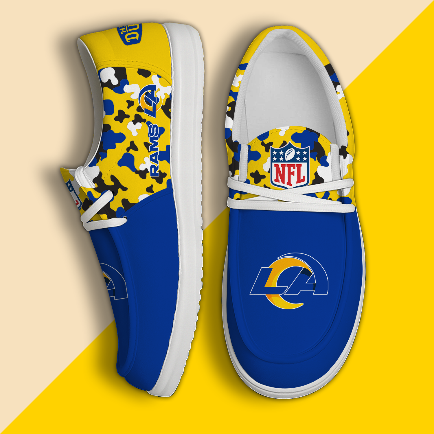Los Angeles Rams Lace Up Loafers 2026