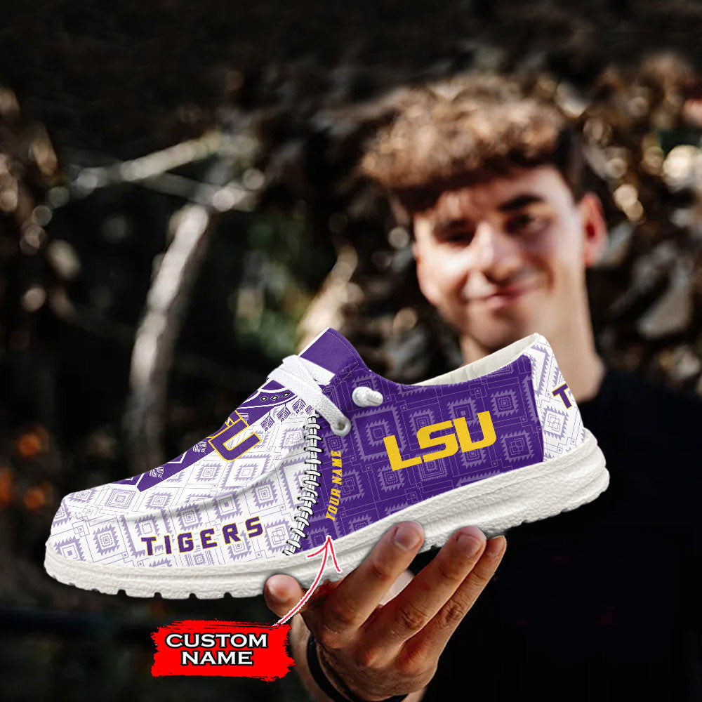 LSU Tigers Lace Up Loafers 2026