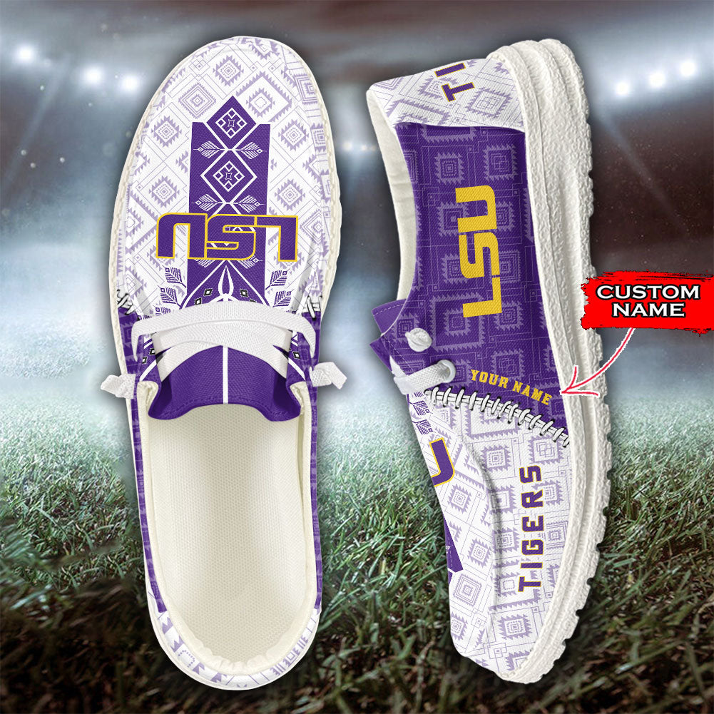 LSU Tigers Lace Up Loafers 2026