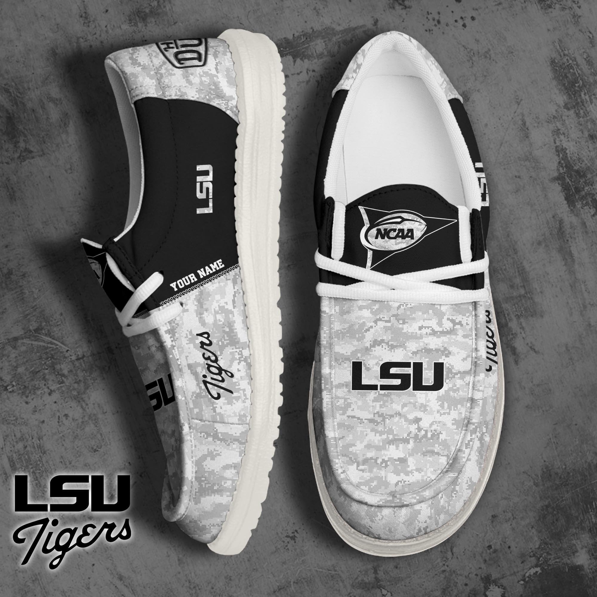 LSU TIGERS Lace Up Loafers 2026