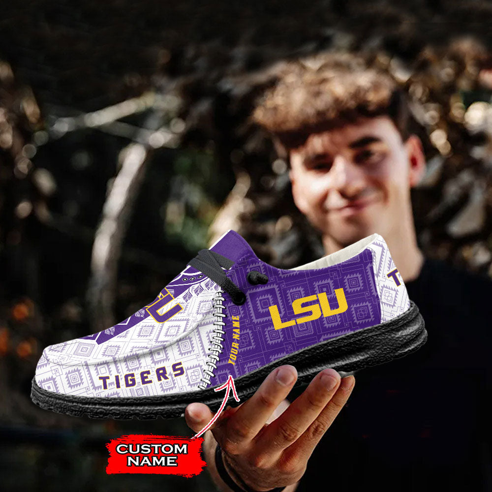 LSU Tigers Lace Up Loafers 2026