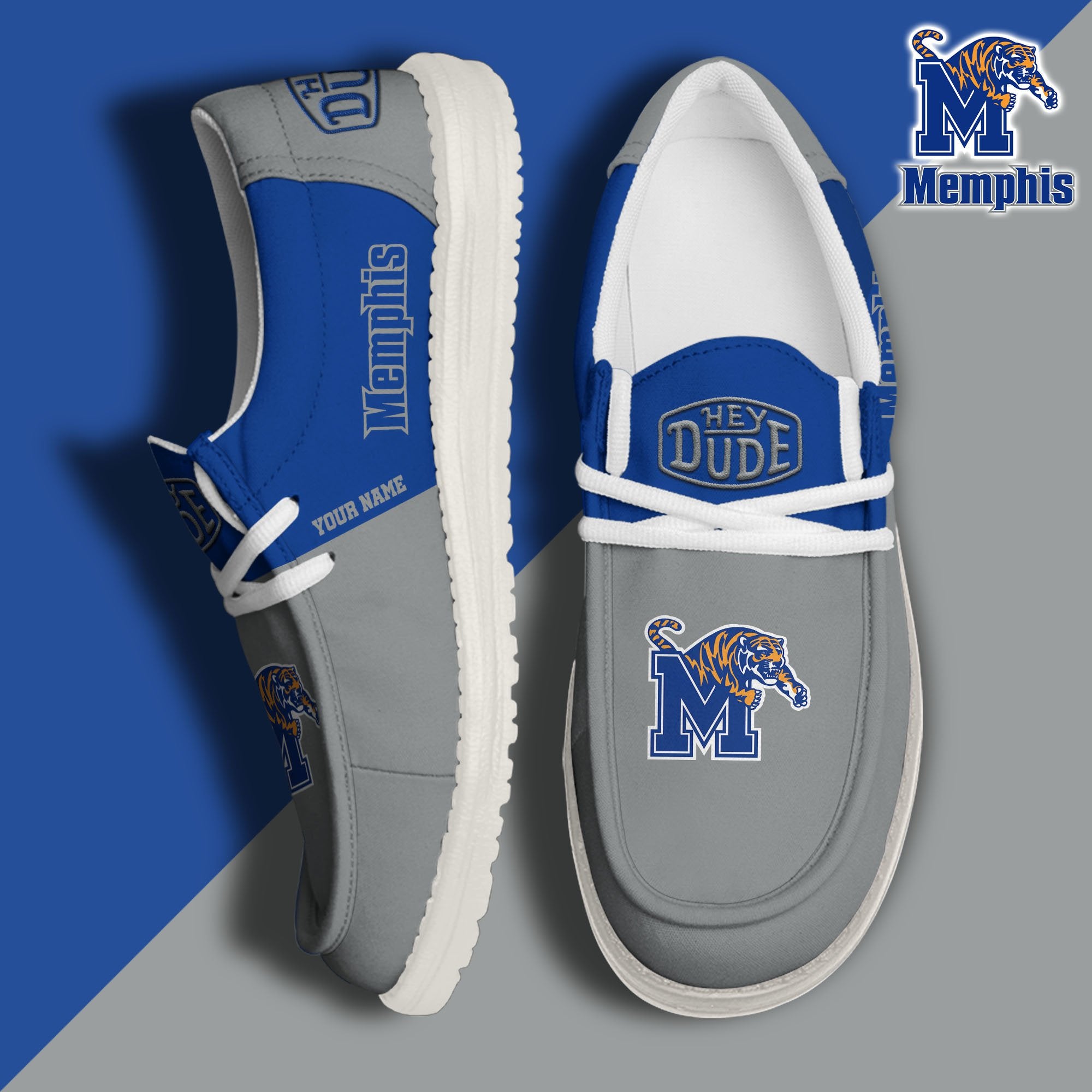 Memphis Tigers Lace Up Loafers 2026