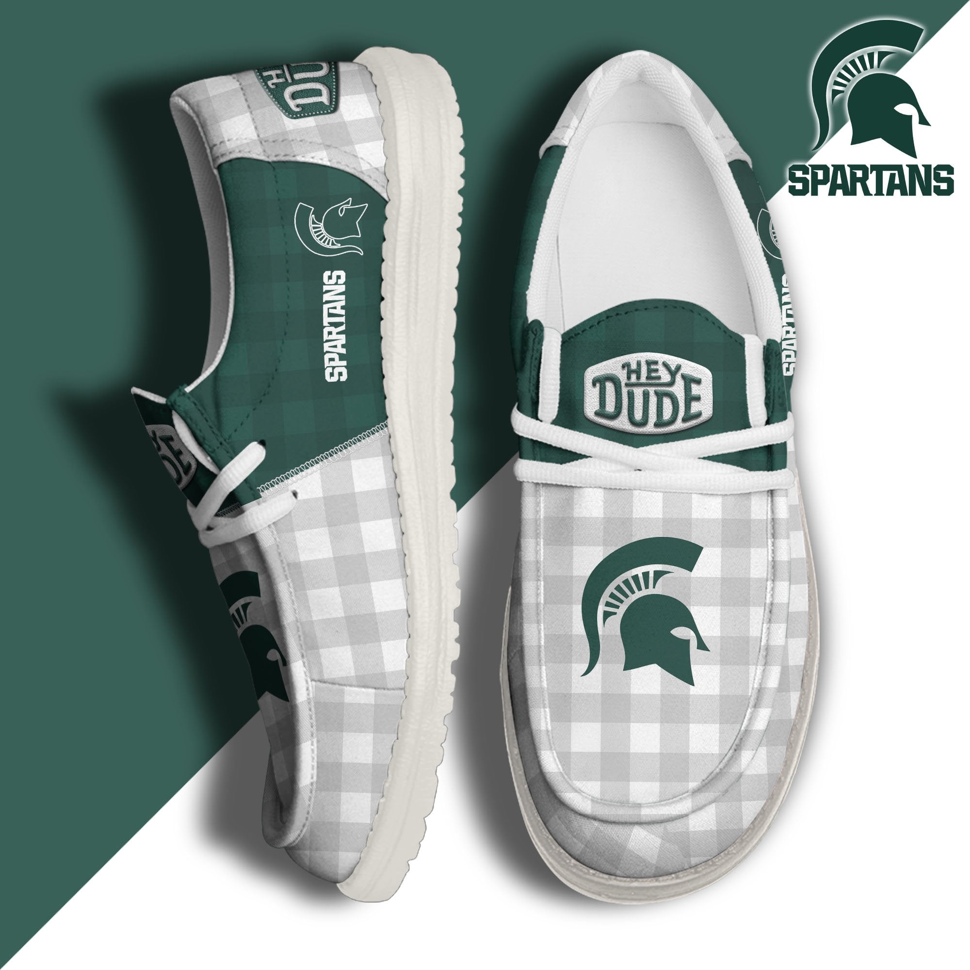 Michigan State Spartans Lace Up Loafers 2026
