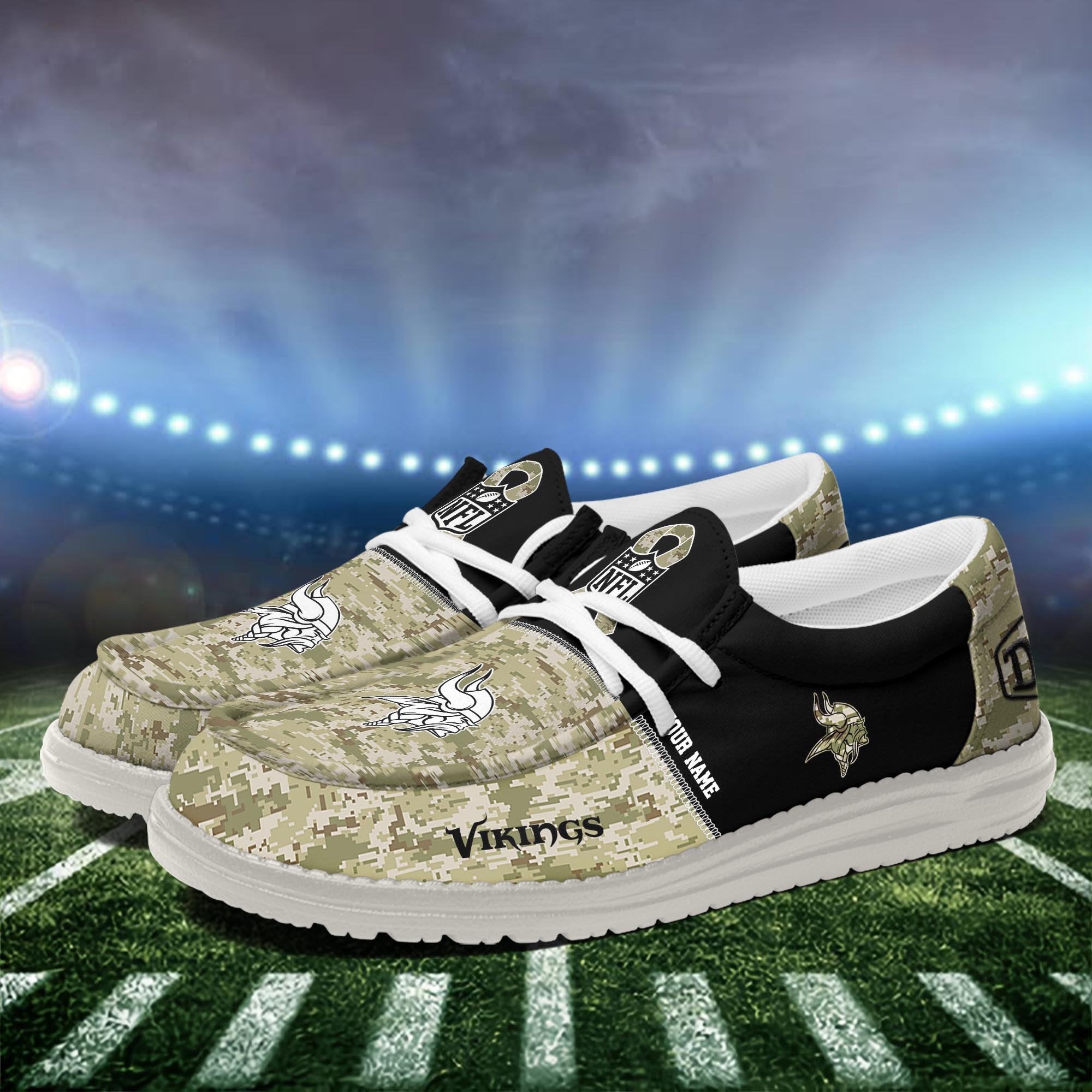 Minnesota Vikings Lace Up Loafers 2026
