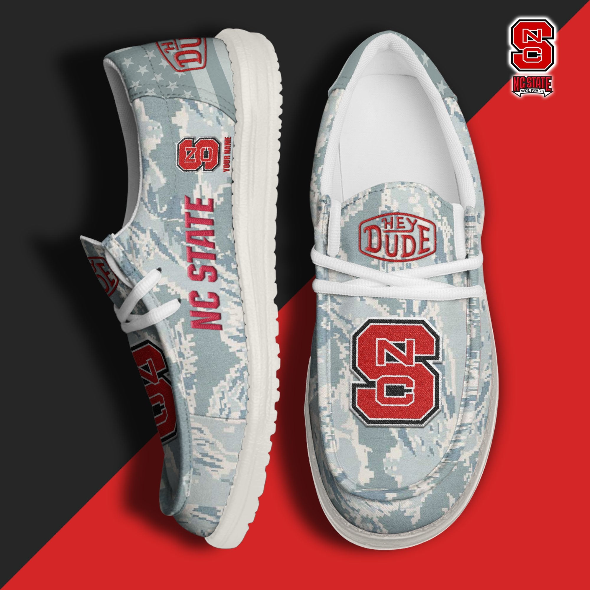NC State Wolfpack Lace Up Loafers 2026