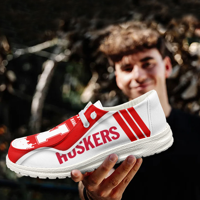 Nebraska Cornhuskers Lace Up Loafers 2026