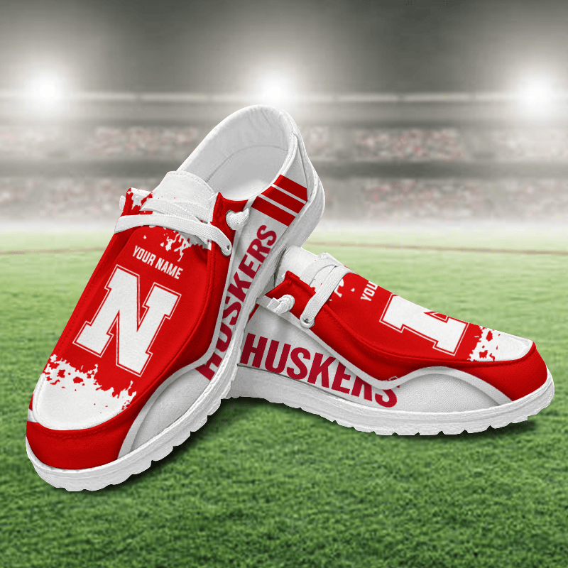 Nebraska Cornhuskers Lace Up Loafers 2026