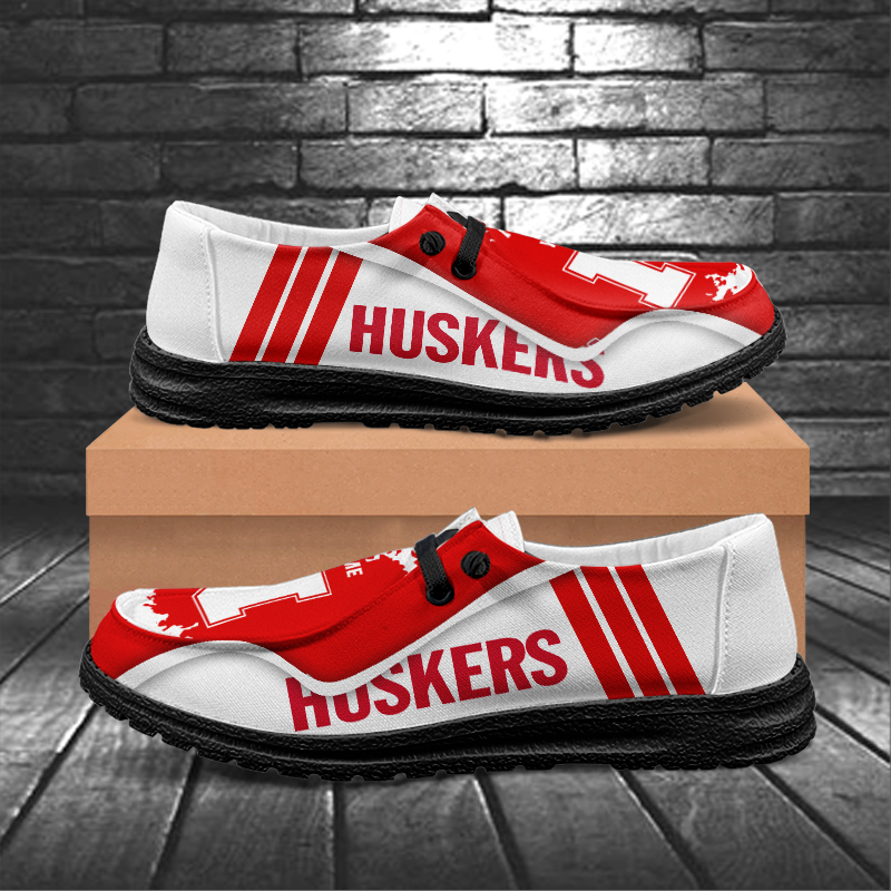 Nebraska Cornhuskers Lace Up Loafers 2026