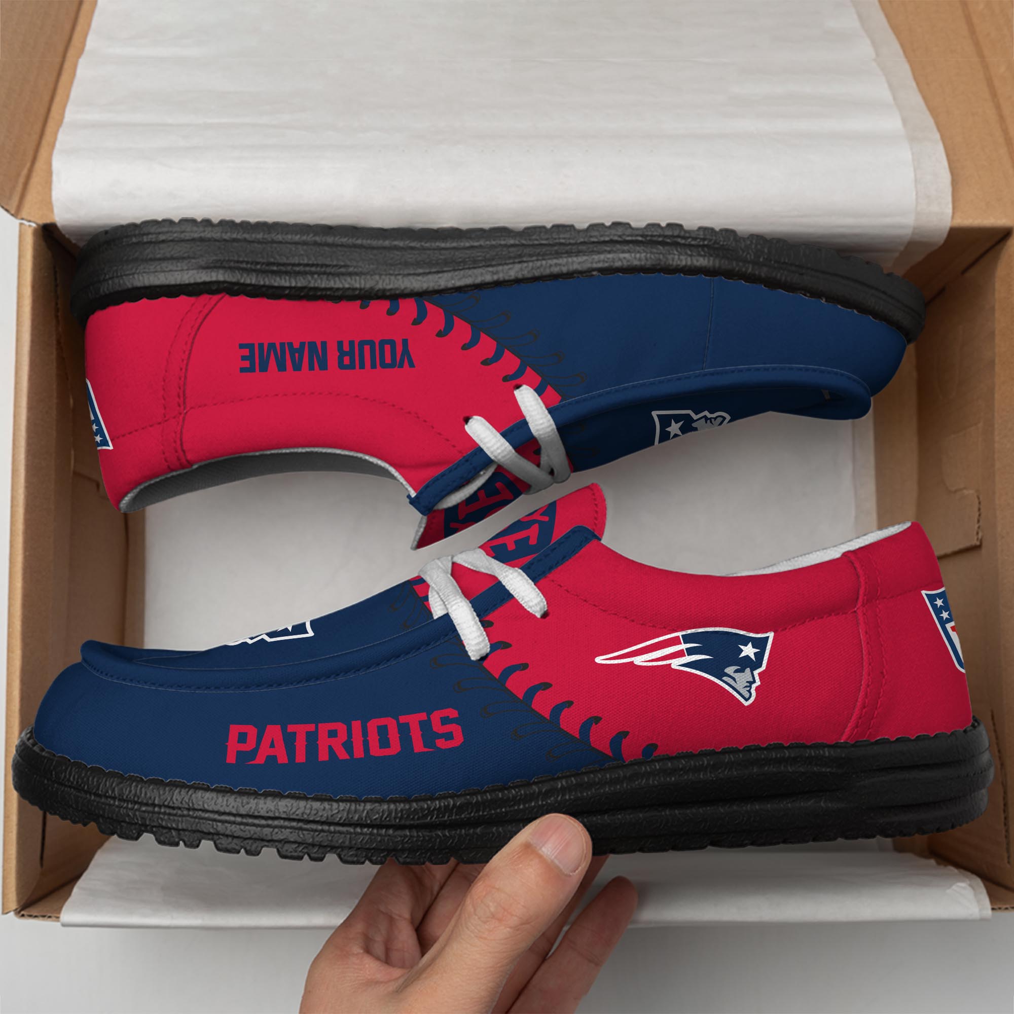 New England Patriots Lace Up Loafers 2026