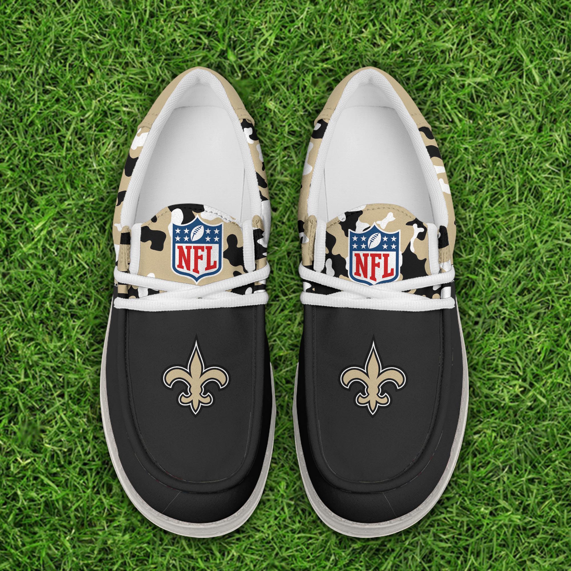 New Orleans Saints Lace Up Loafers 2026