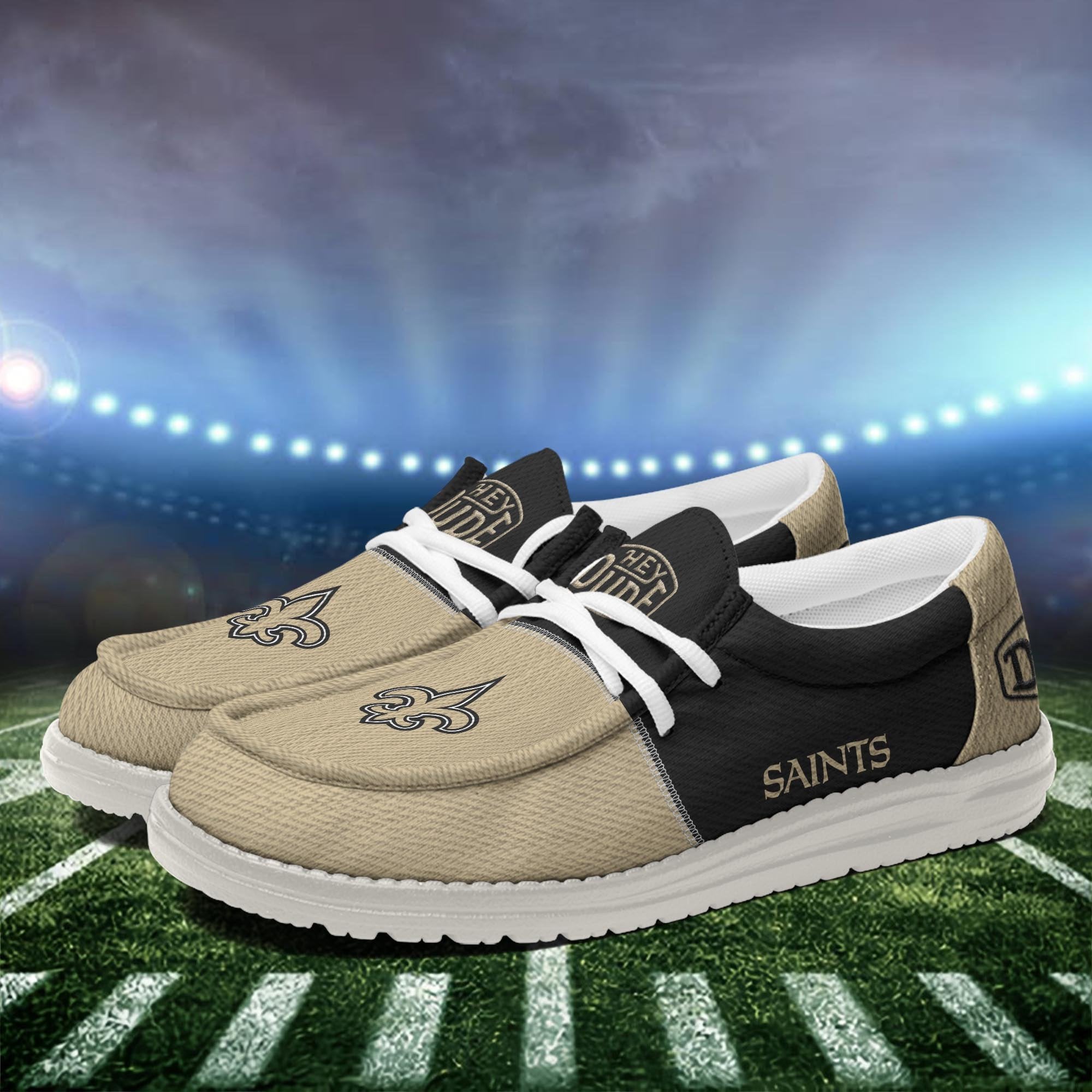 New Orleans Saints Lace Up Loafers 2026