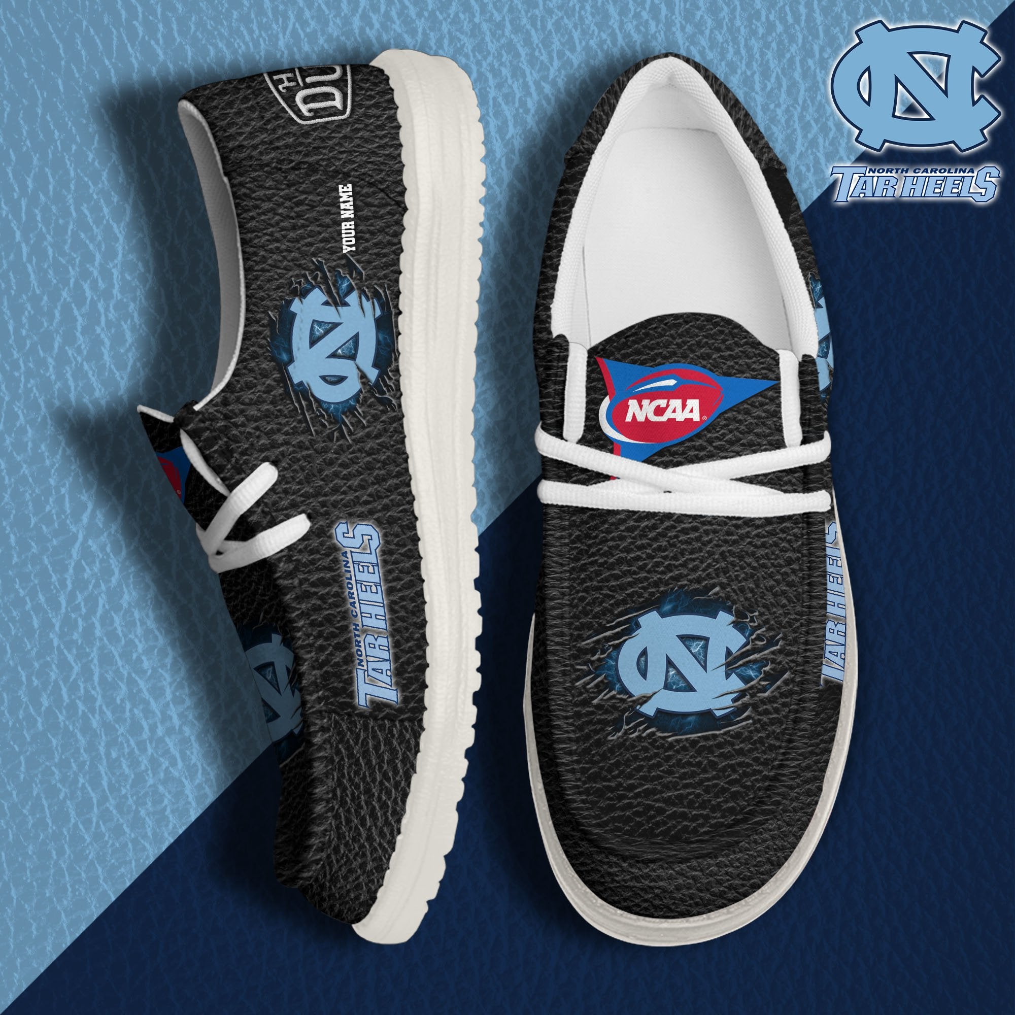 North Carolina Tar Heels Lace Up Loafers 2026