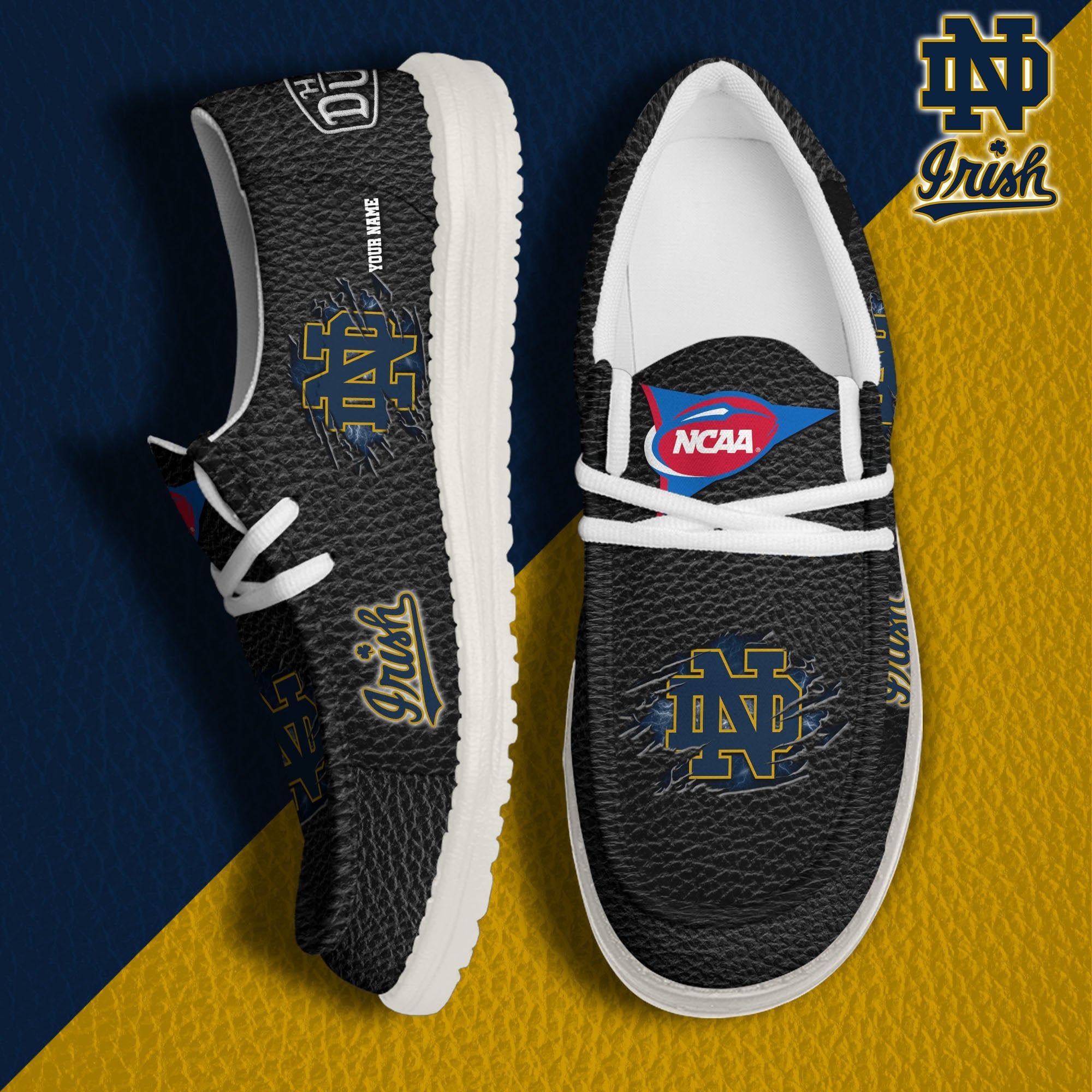 Notre Dame Fighting Irish Lace Up Loafers 2026