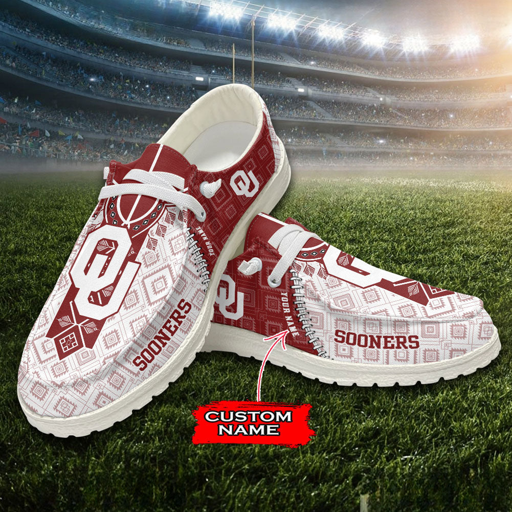 Oklahoma Sooners Lace Up Loafers 2026