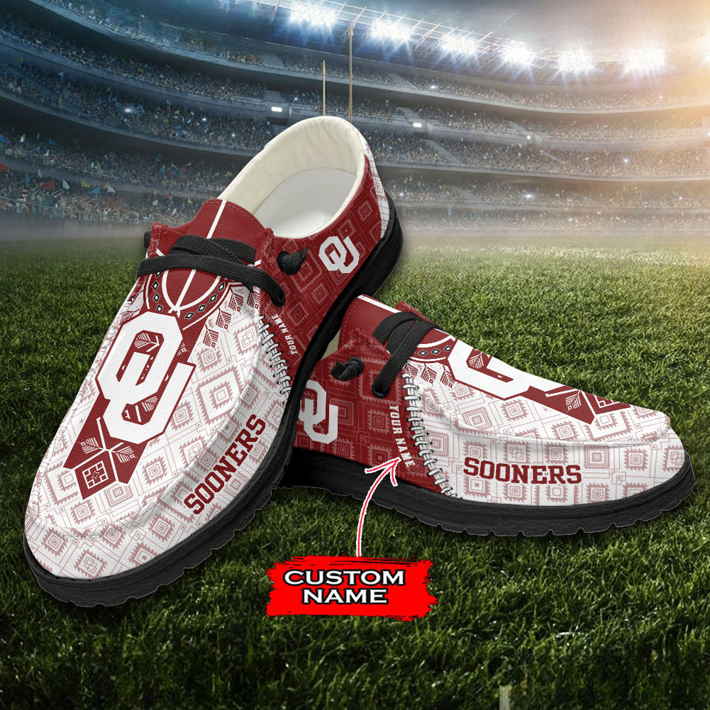 Oklahoma Sooners Lace Up Loafers 2026