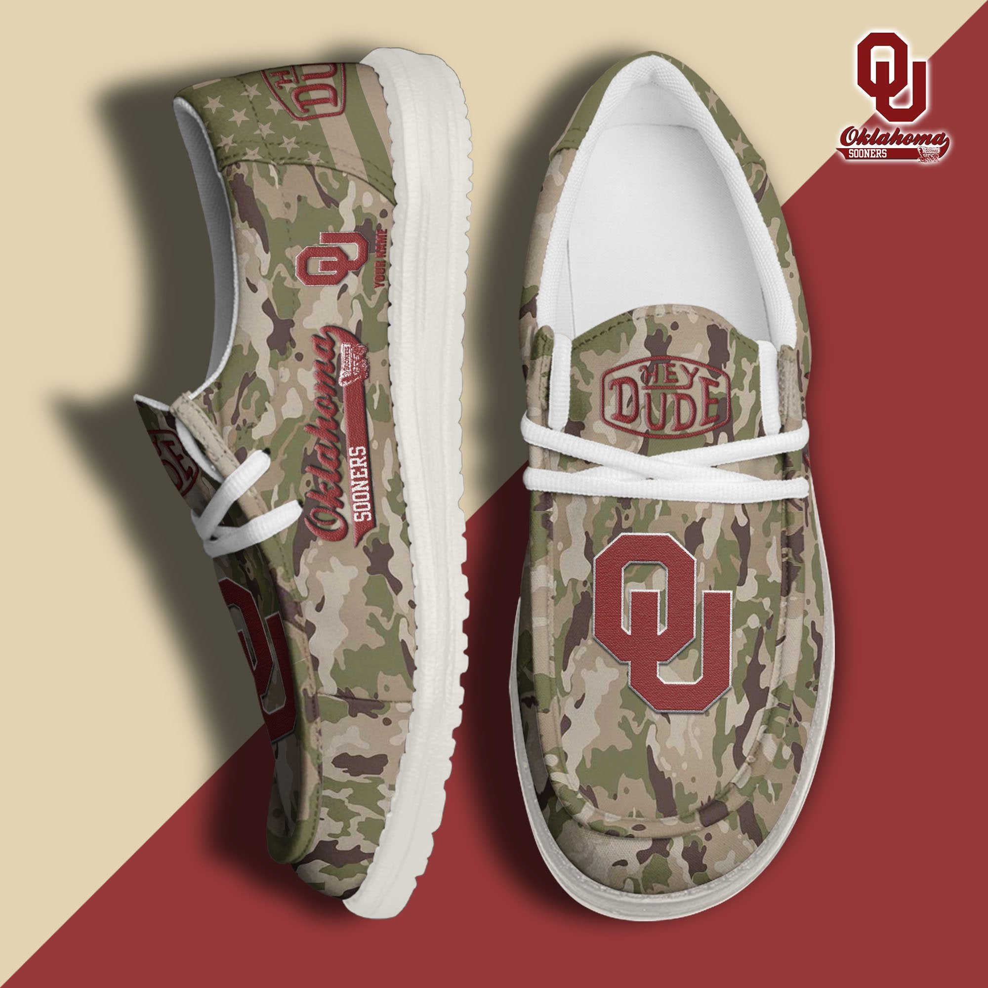 Oklahoma Sooners Lace Up Loafers 2026