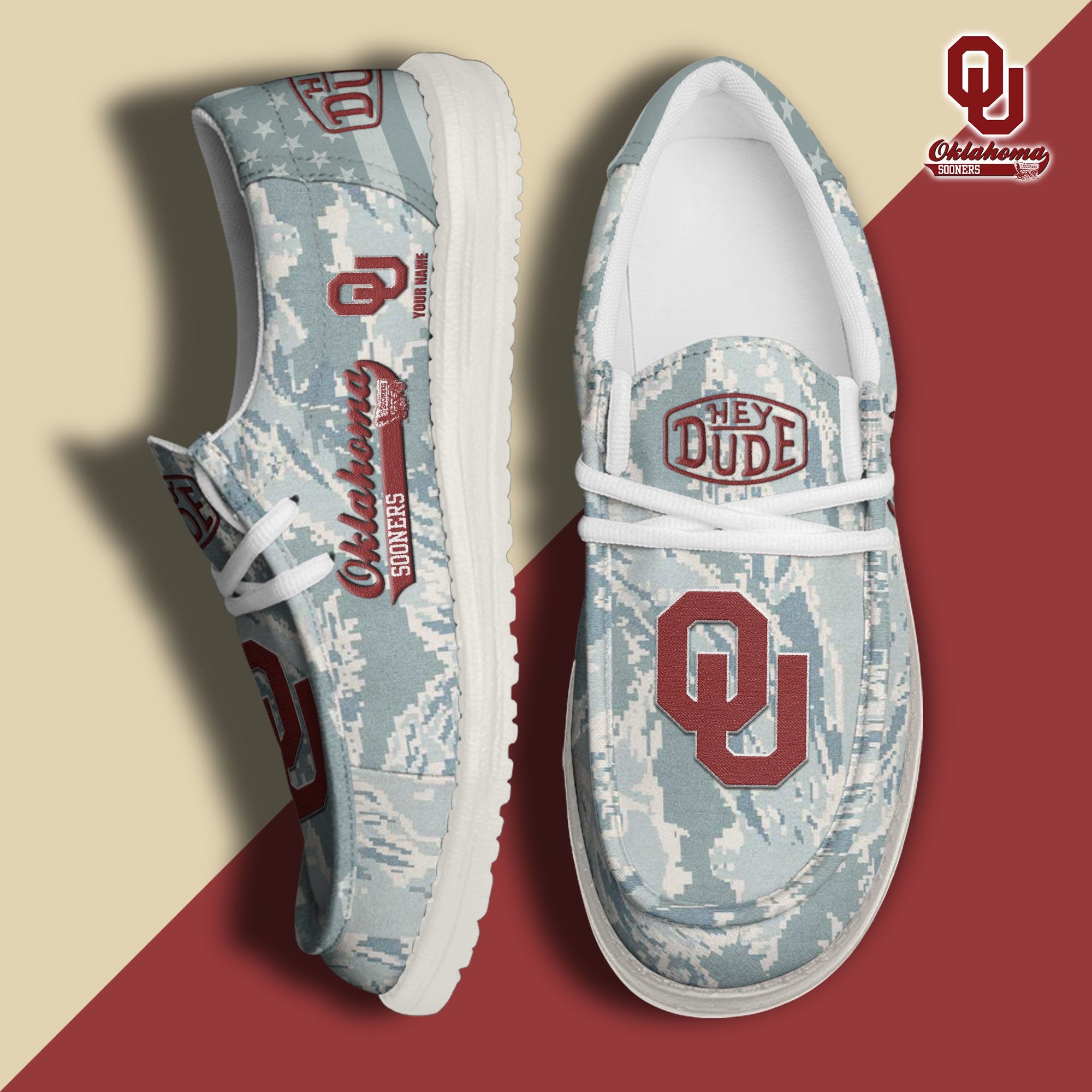 Oklahoma Sooners Lace Up Loafers 2026