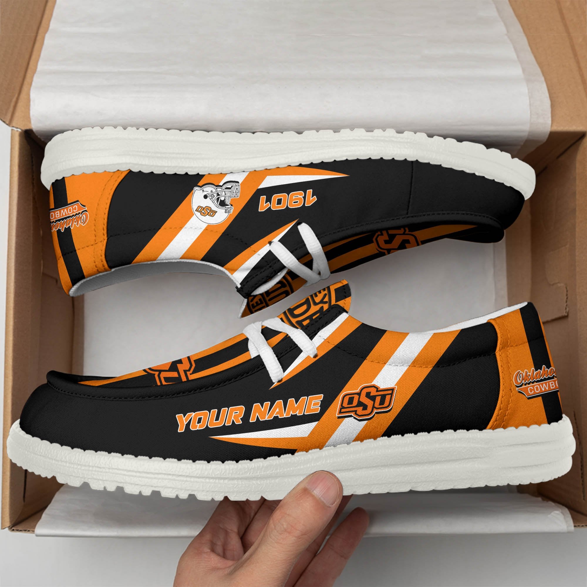 Oklahoma State Cowboys Lace Up Loafers 2026