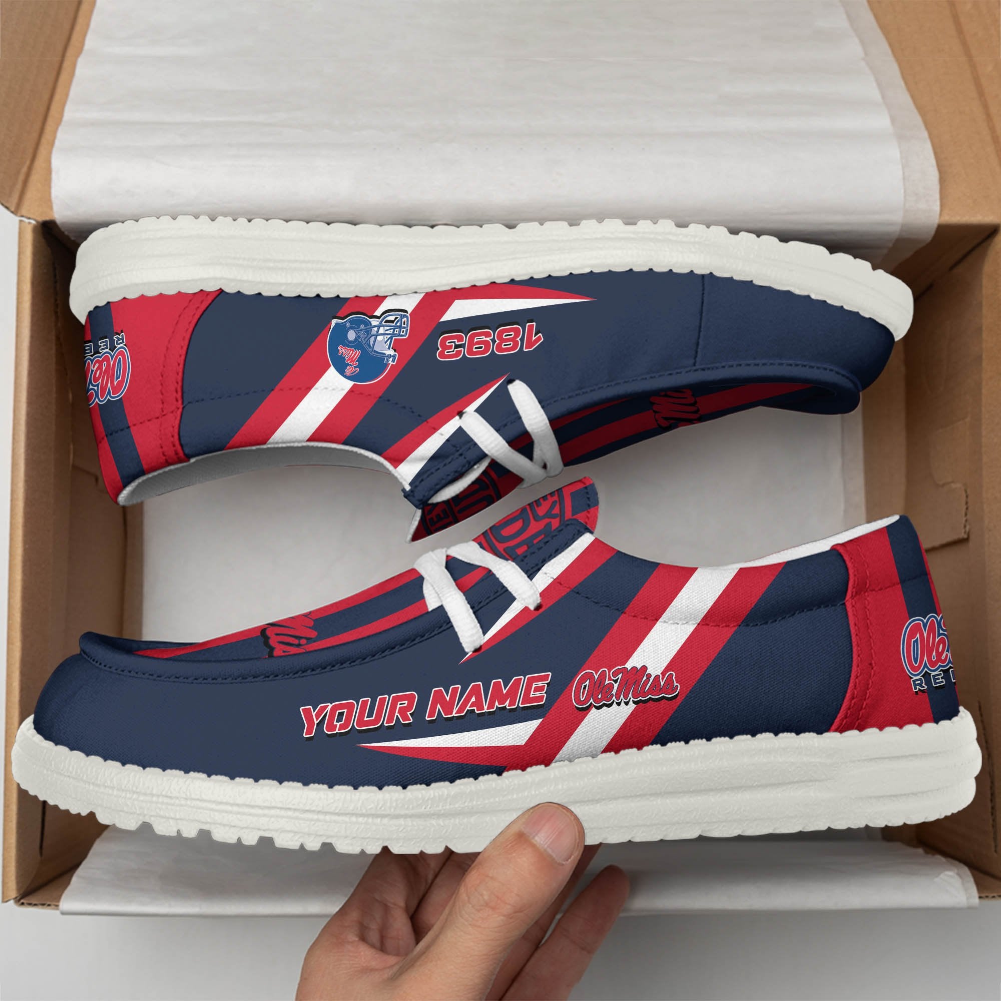 Ole Miss Rebels Lace Up Loafers 2026