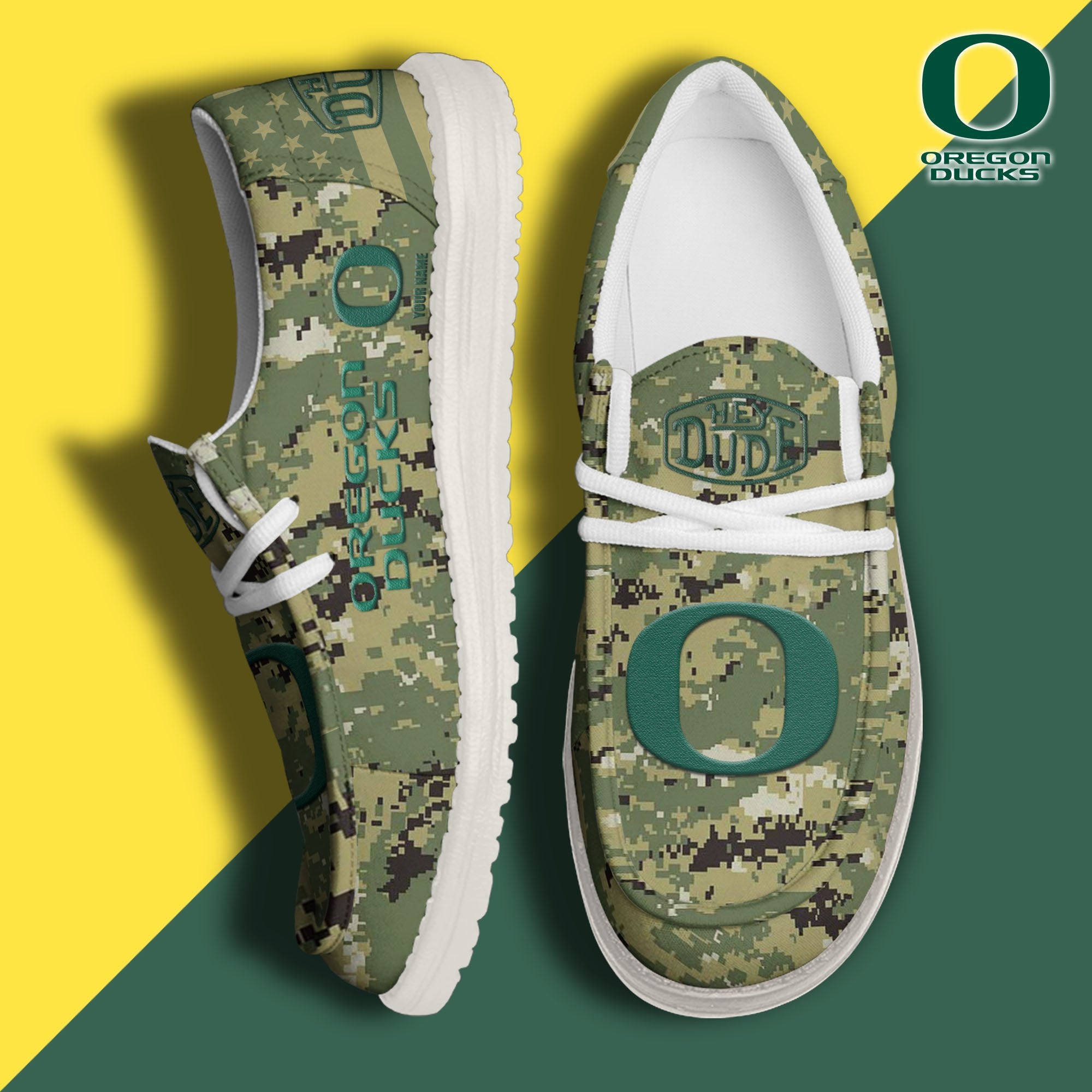 Oregon Ducks Lace Up Loafers 2026
