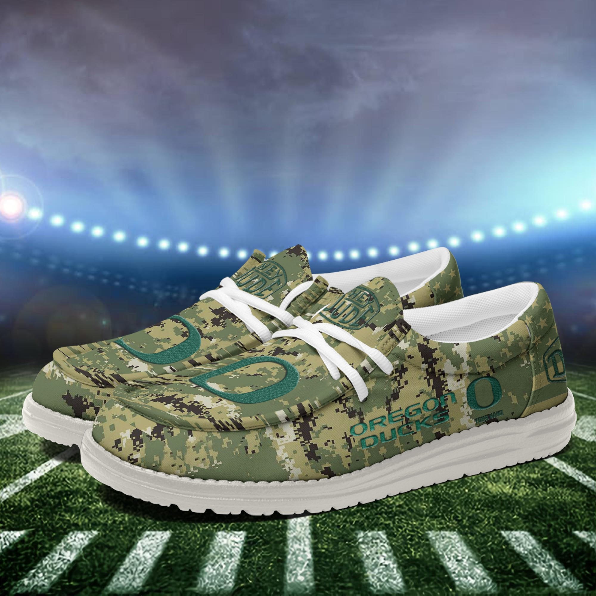 Oregon Ducks Lace Up Loafers 2026
