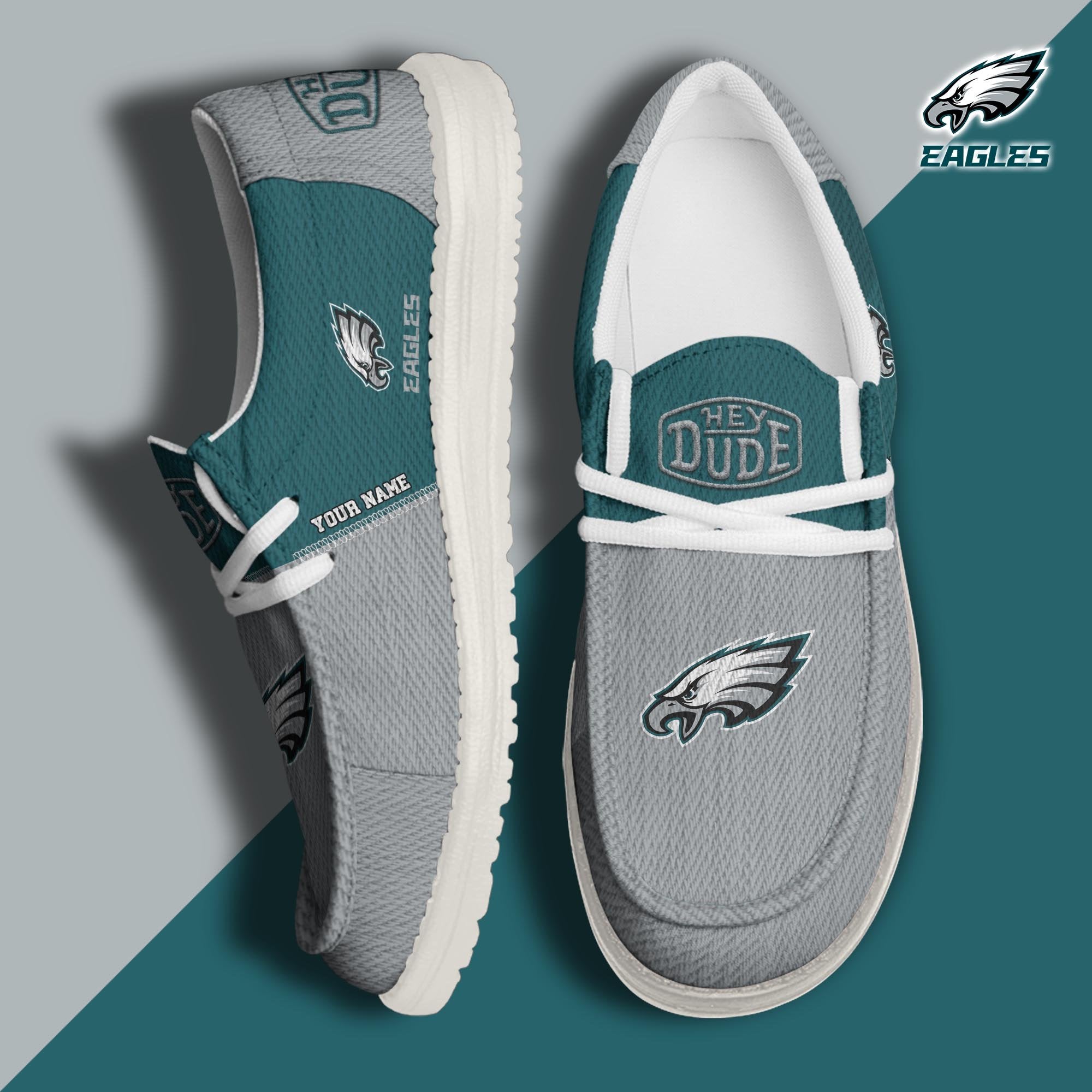 Philadelphia Eagles Lace Up Loafers 2026