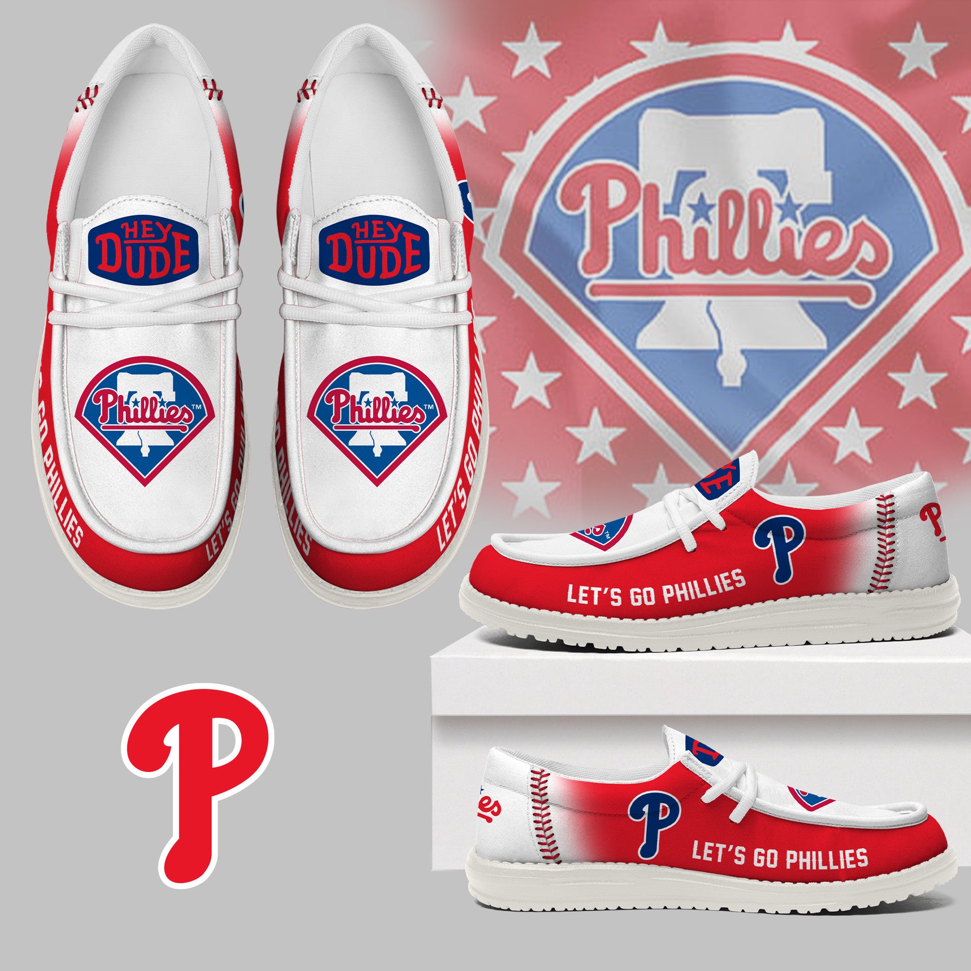 Philadelphia Phillies Lace Up Loafers 2026