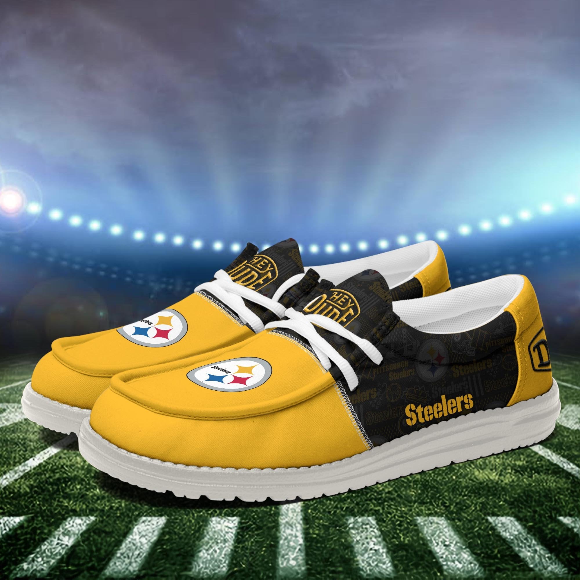 Pittsburgh Steelers Lace Up Loafers 2026