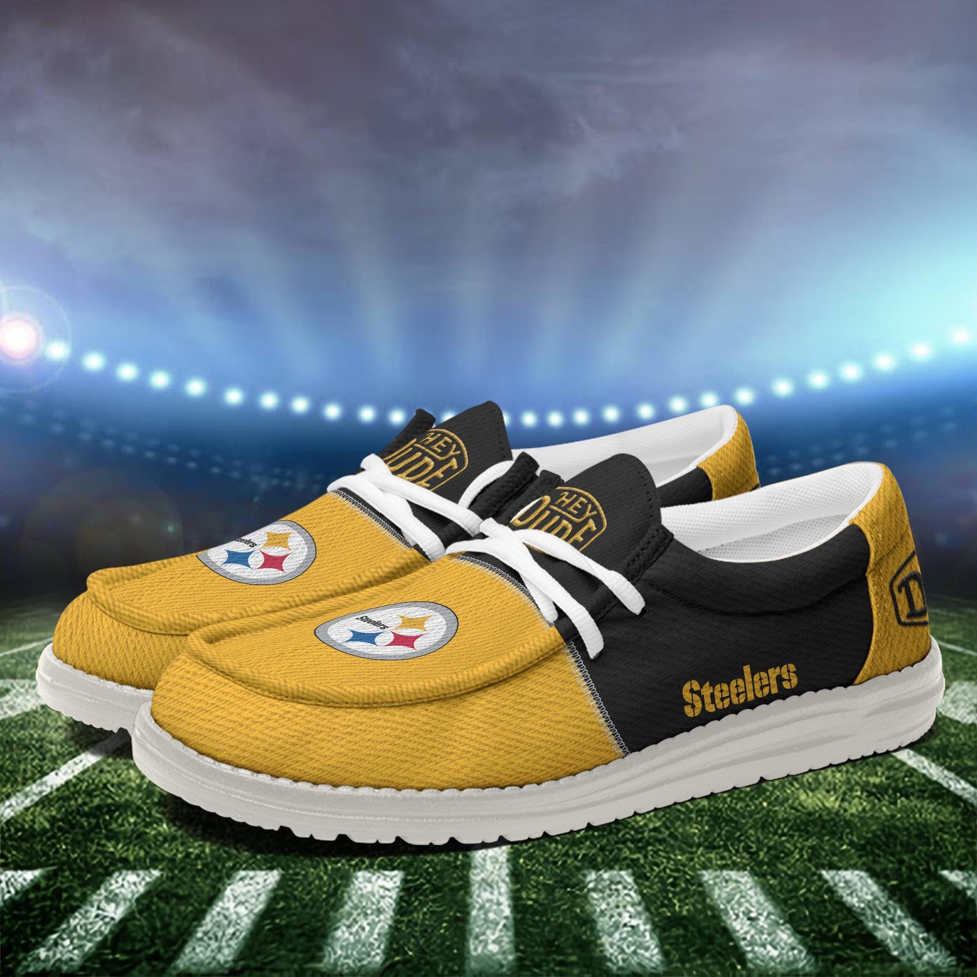 Pittsburgh Steelers Lace Up Loafers 2026