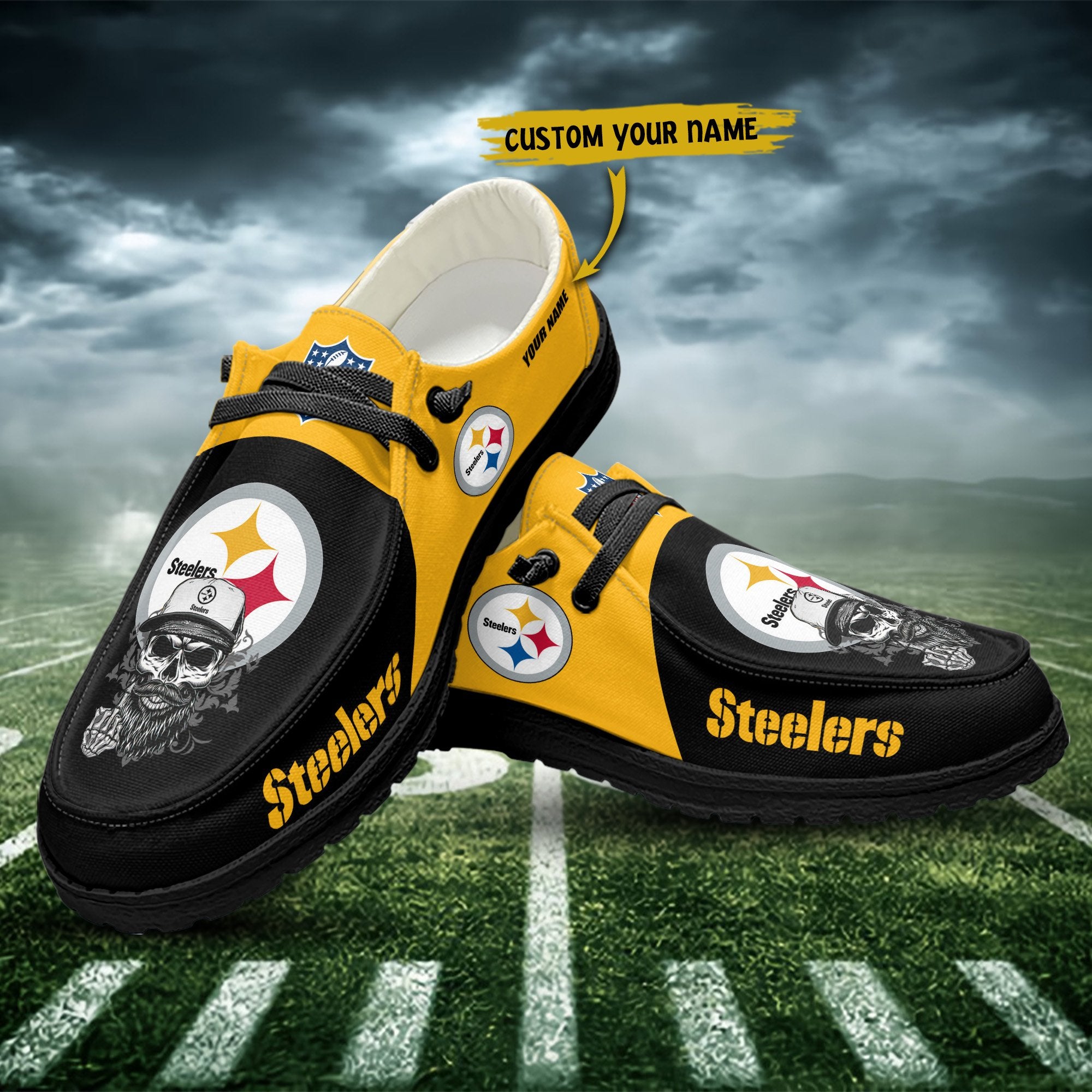 Pittsburgh Steelers Lace Up Loafers 2026
