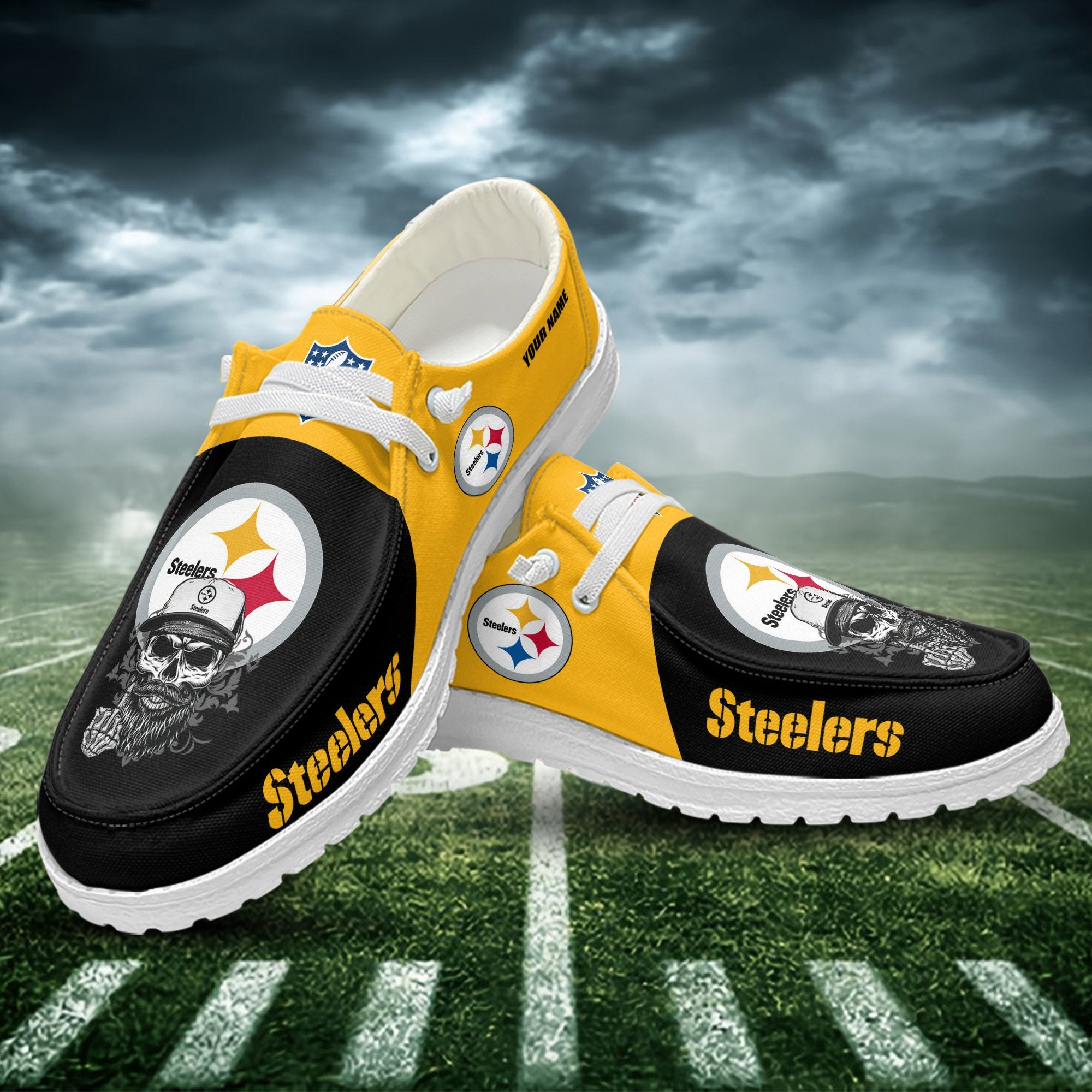 Pittsburgh Steelers Lace Up Loafers 2026