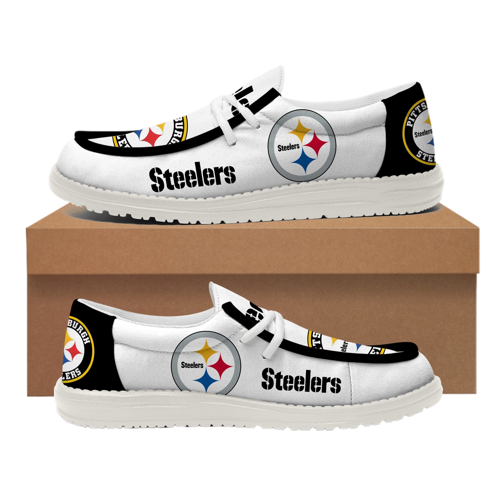 Pittsburgh Steelers Lace Up Loafers 2026