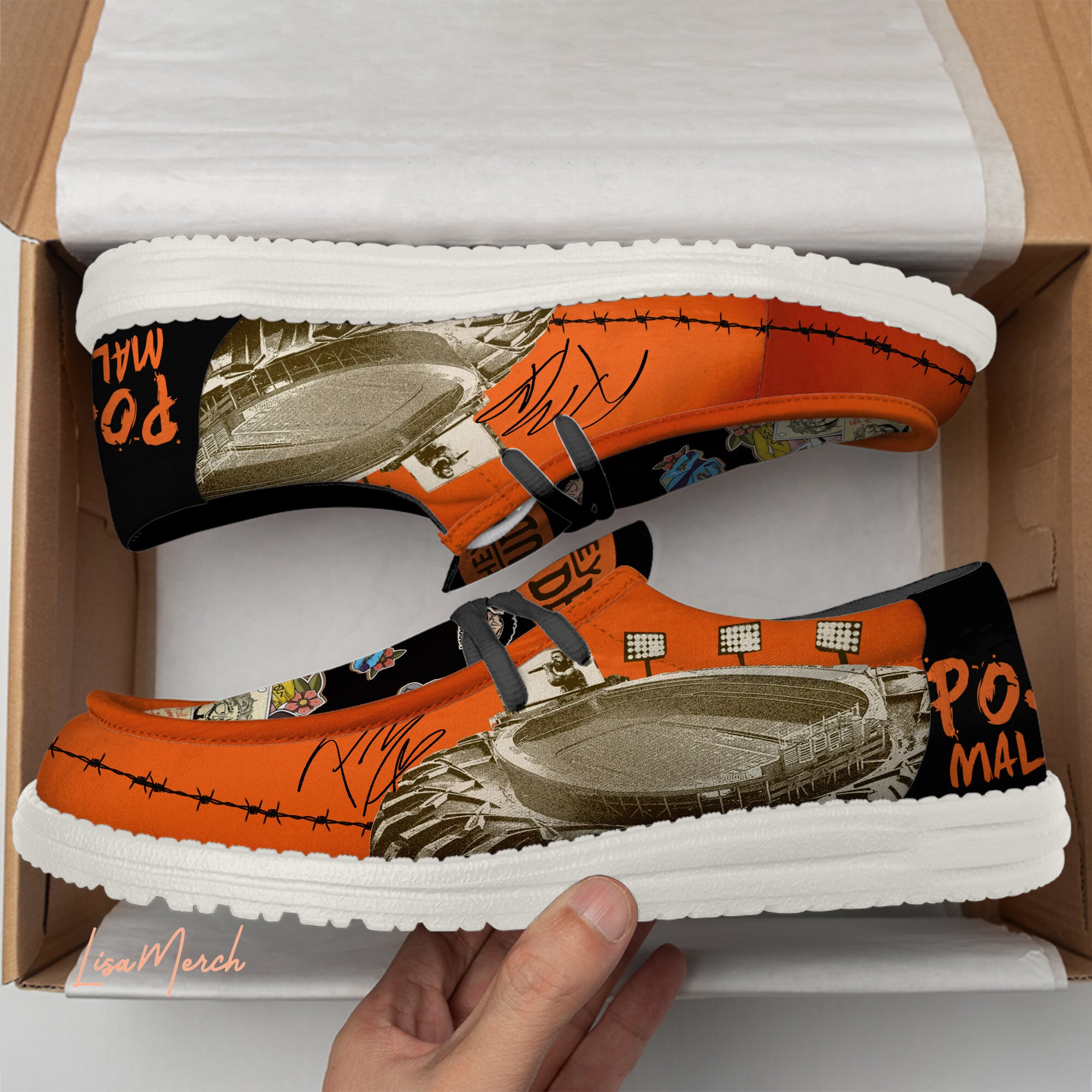 Post Malone Lace Up Loafers 2026