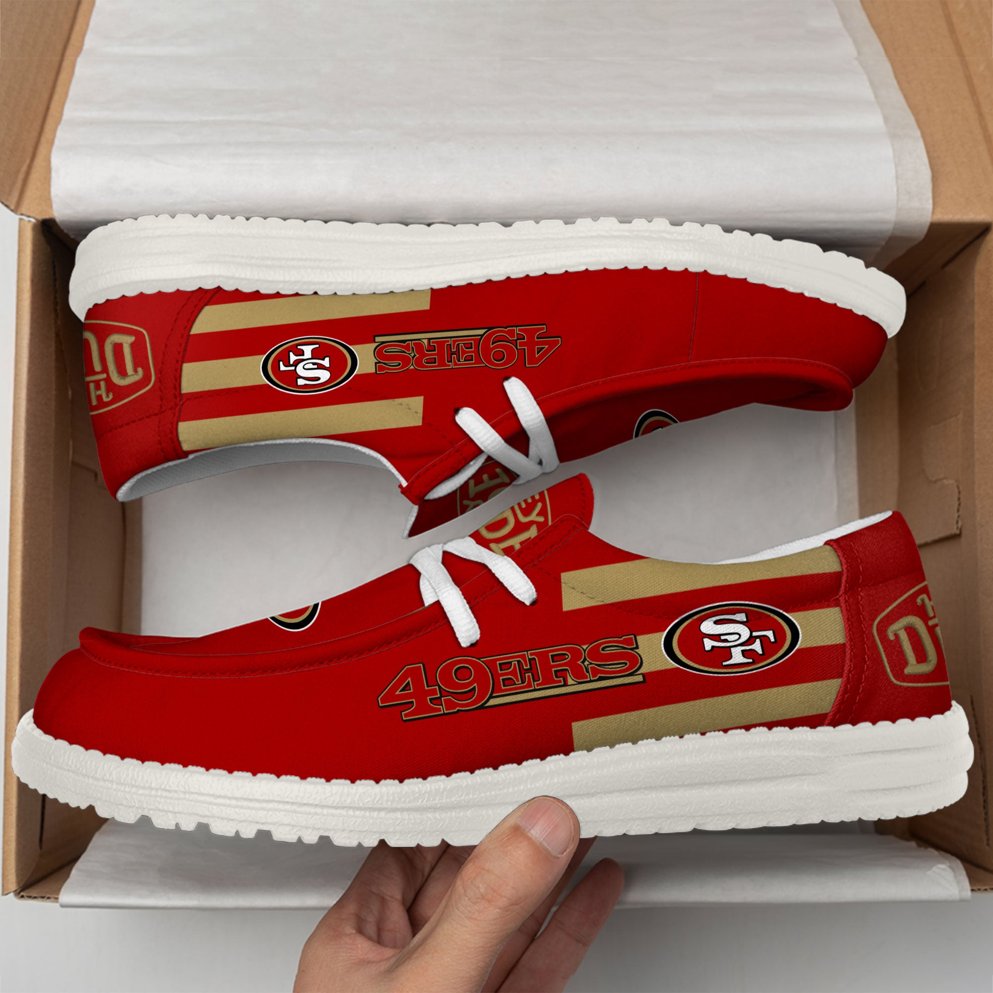 San Francisco 49ers Lace Up Loafers 2026