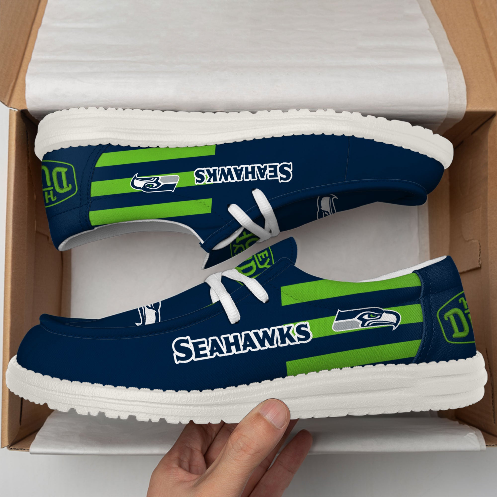 Seattle Seahawks Lace Up Loafers 2026
