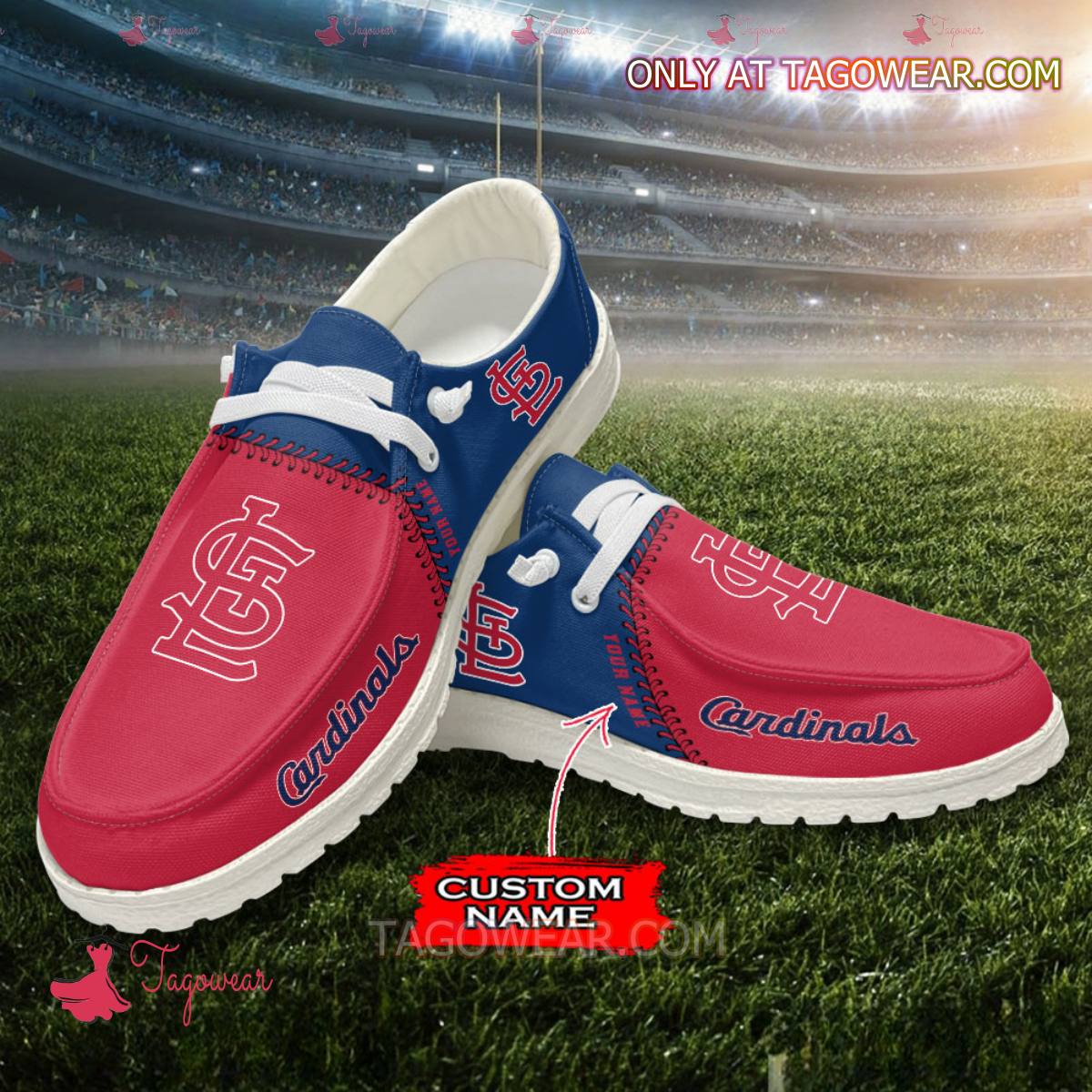 St Louis Cardinals Lace Up Loafers 2026