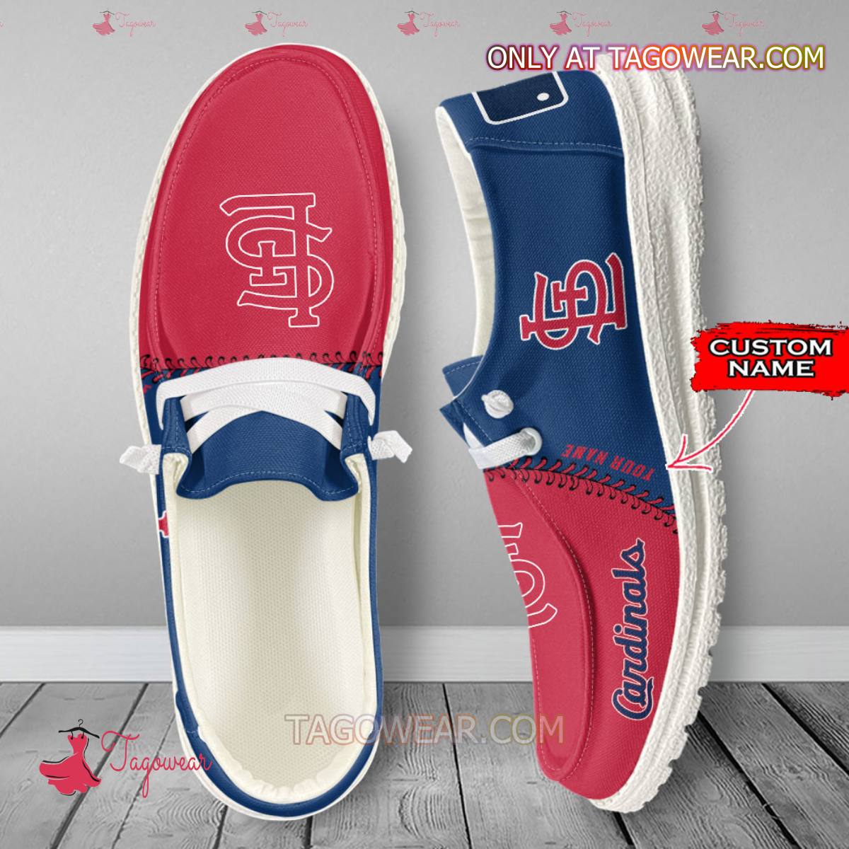 St Louis Cardinals Lace Up Loafers 2026